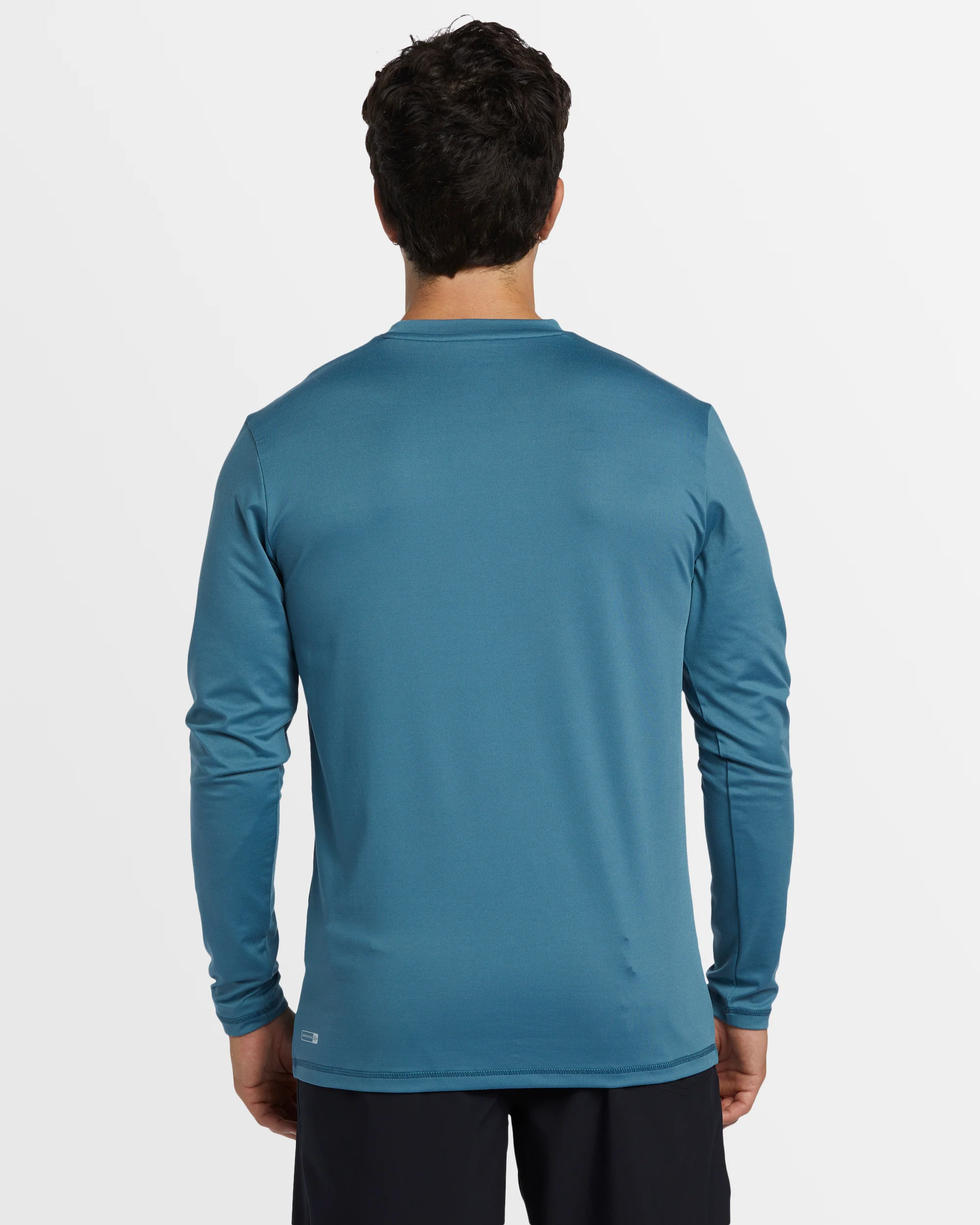 Mens Solid Streak Long Sleeve Upf 50 Surf T-Shirt - Image 3