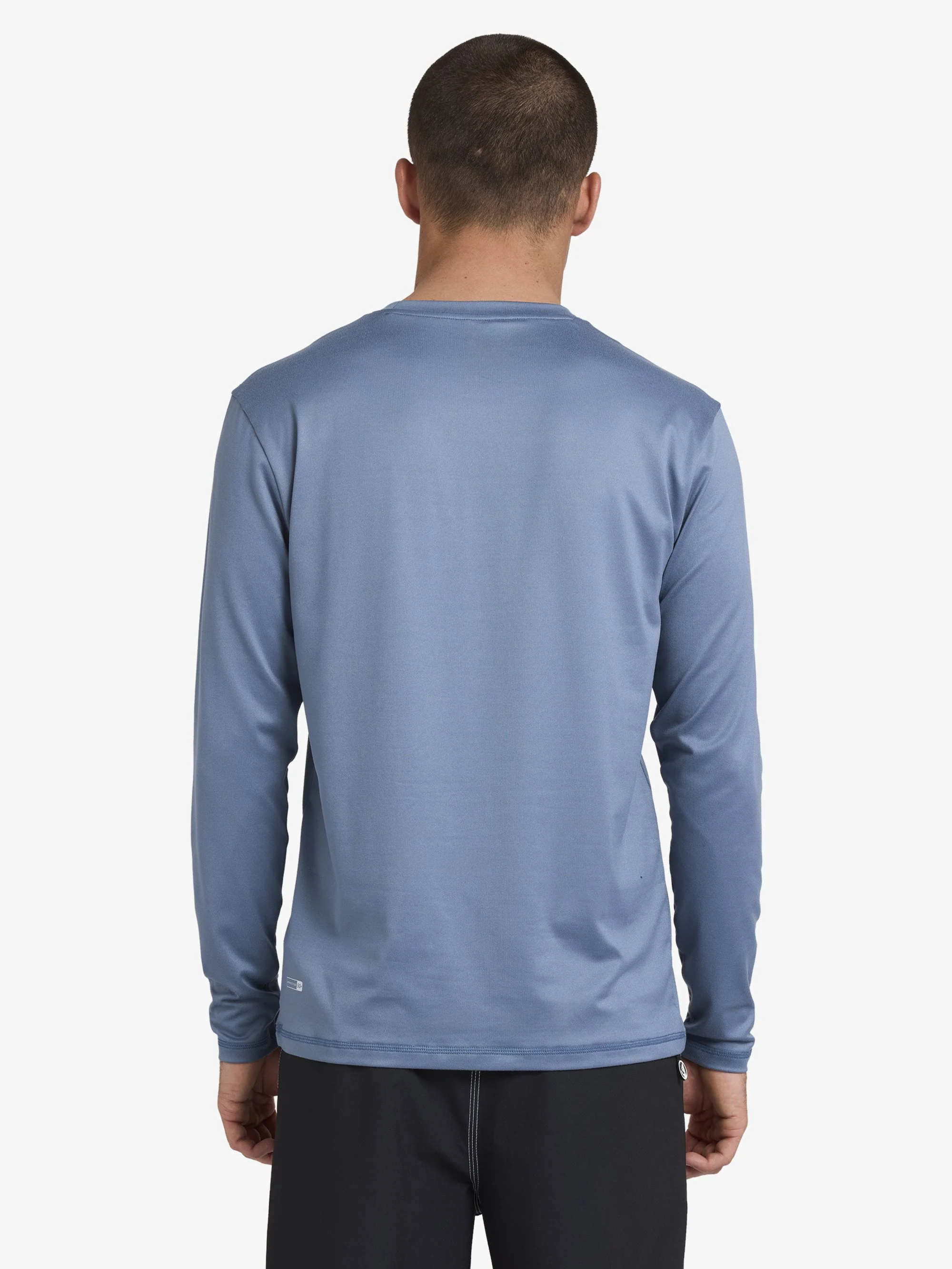 Mens Solid Streak Long Sleeve Surf Shirt - Image 2