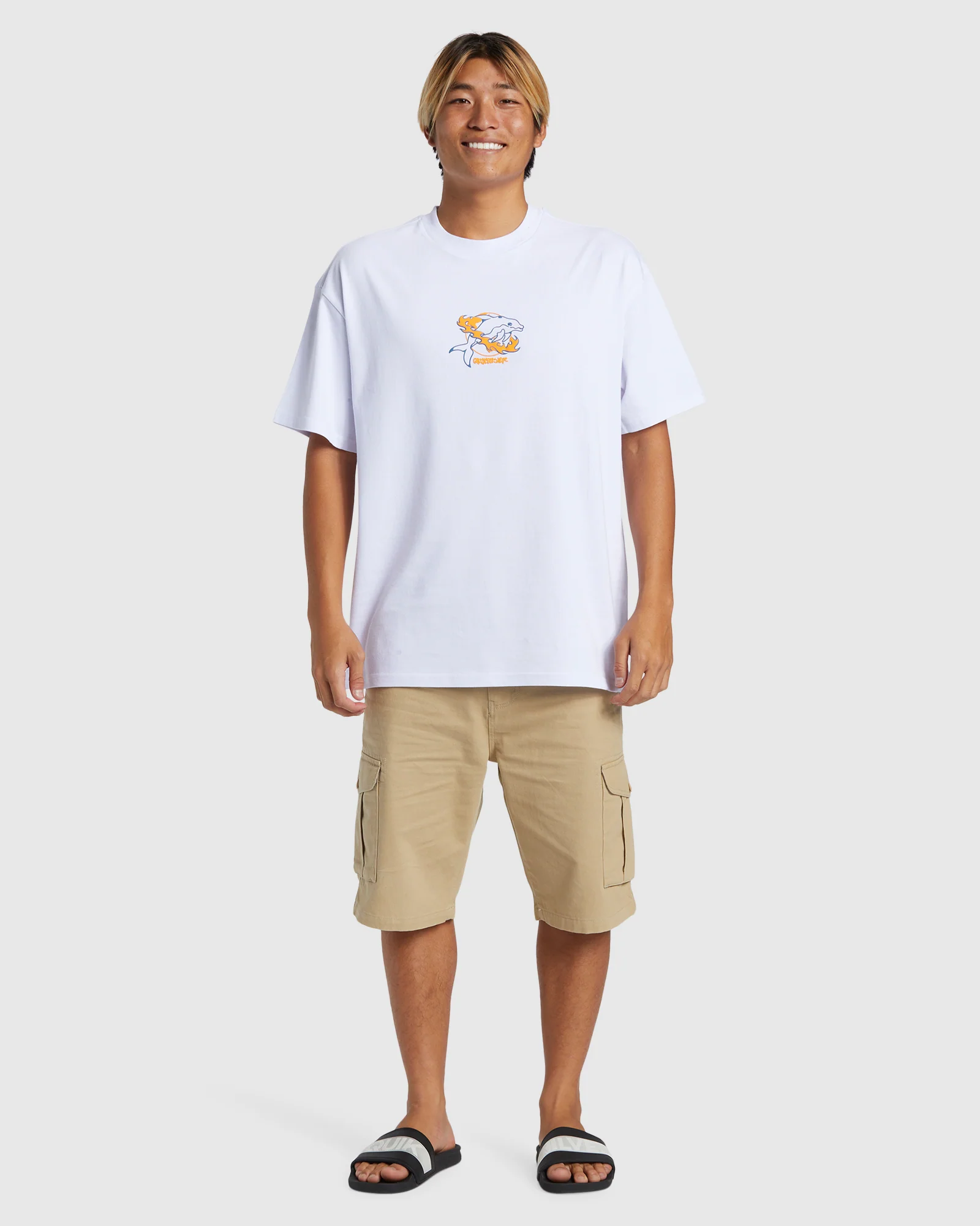Mens Space Dolphin Short Sleeve T-Shirt - Image 5
