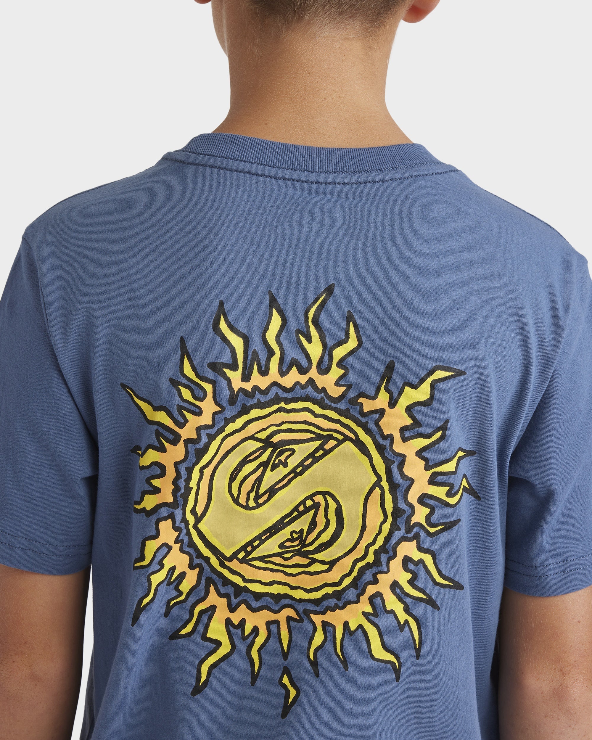 Boys 8-16 Spiral Flame T-Shirt - Image 4