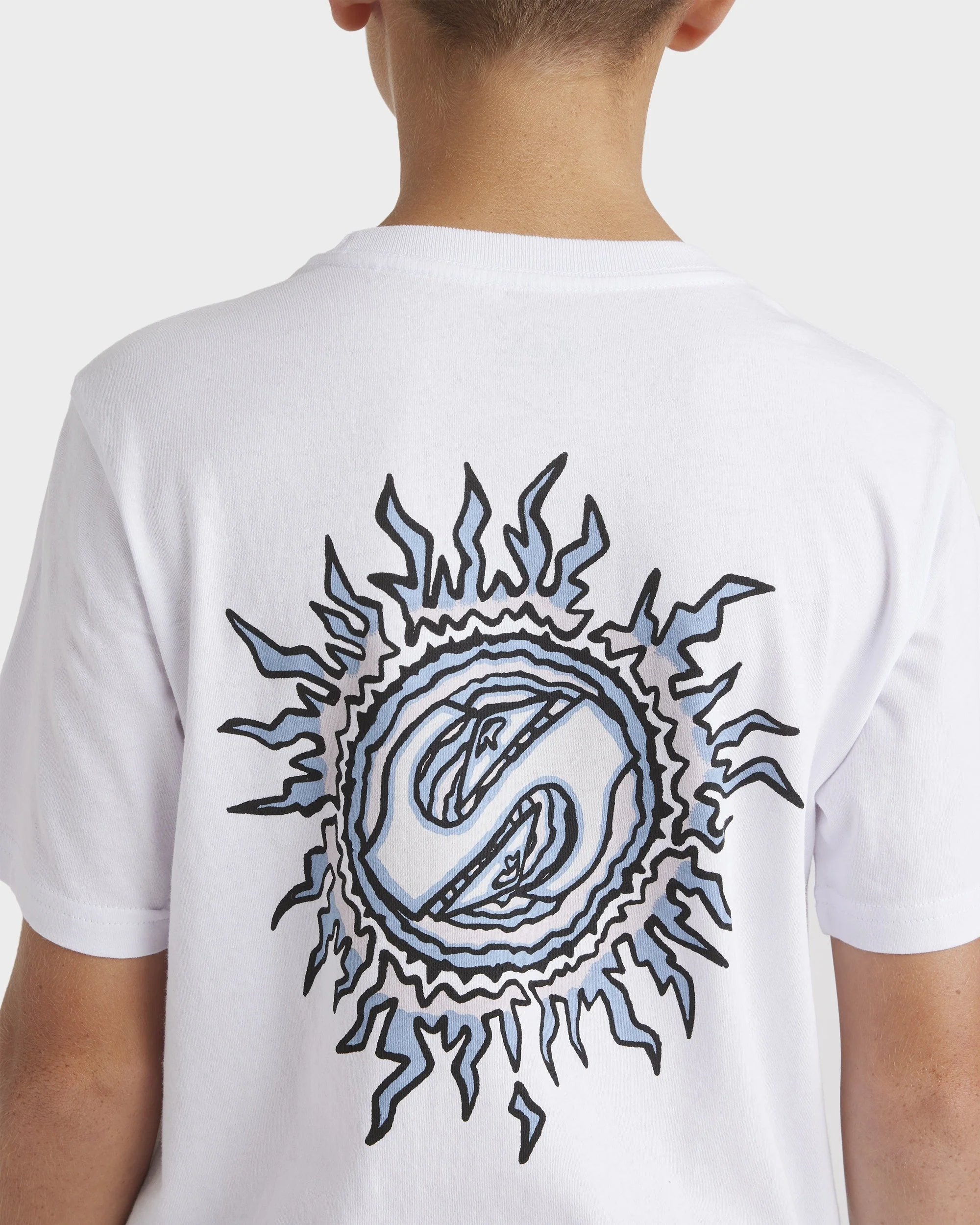Boys 8-16 Spiral Flame T-Shirt - Image 4