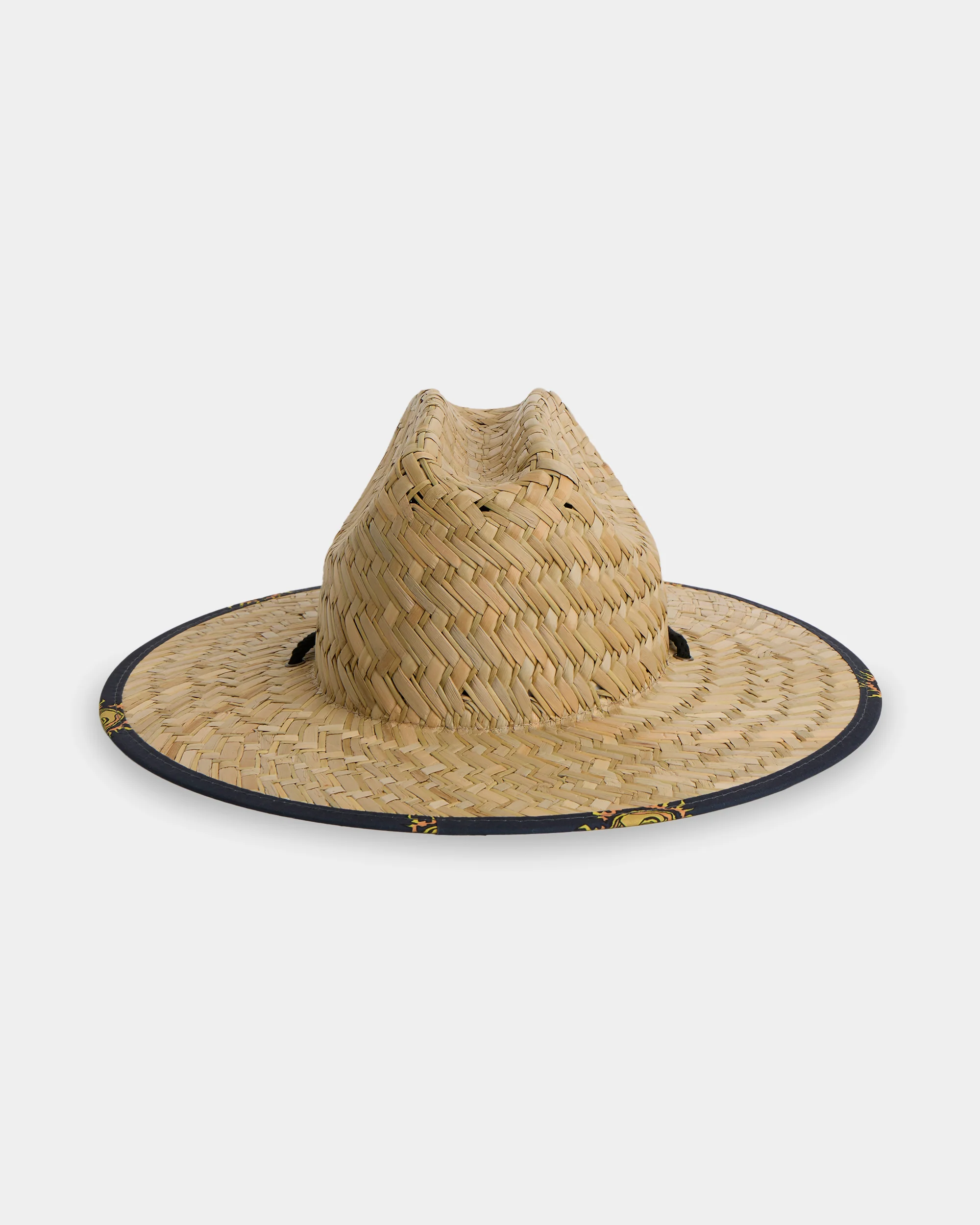 Boys 8-16 Spiral Flame Straw Hat - Image 3