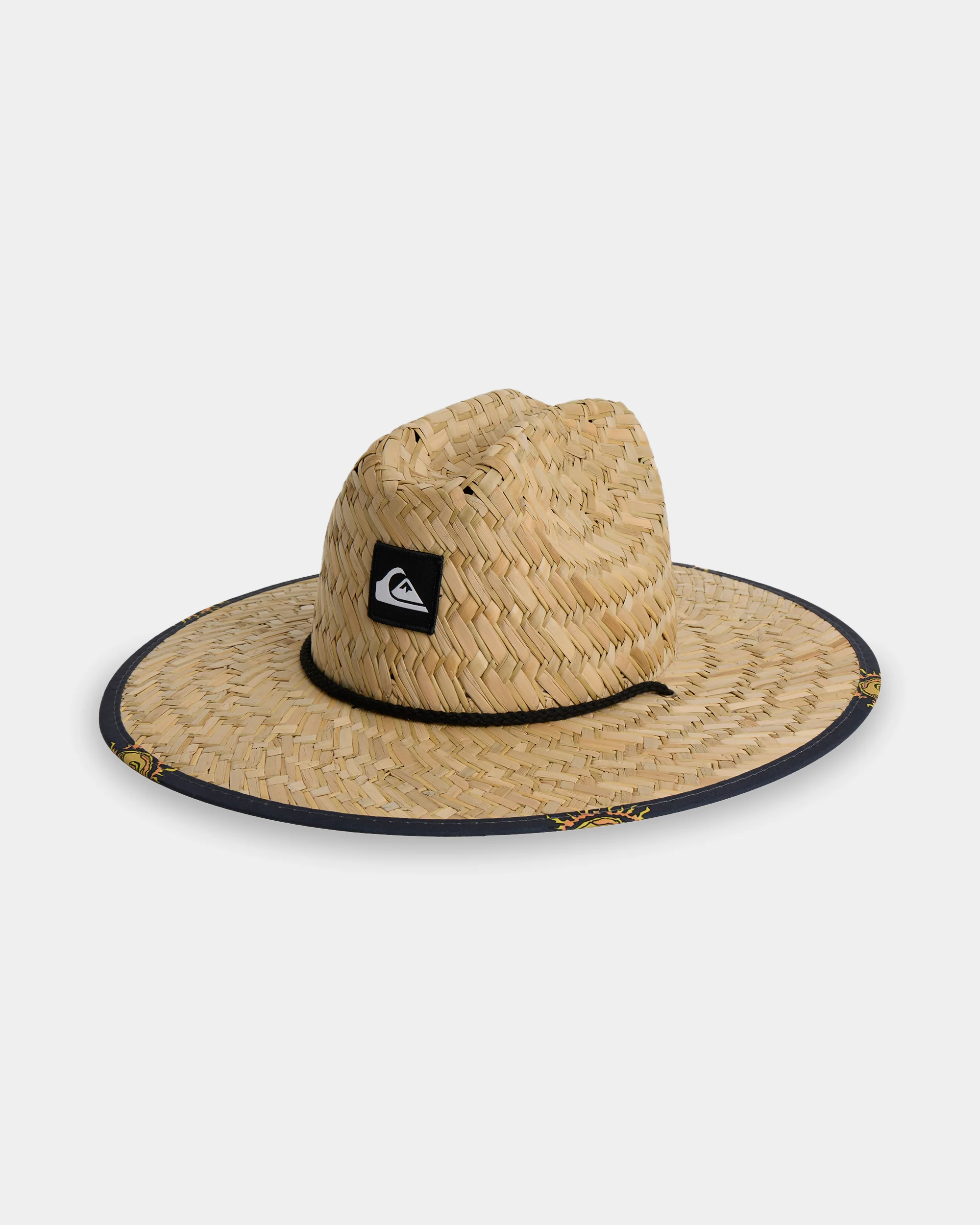 Boys 8-16 Spiral Flame Straw Hat - Image 5