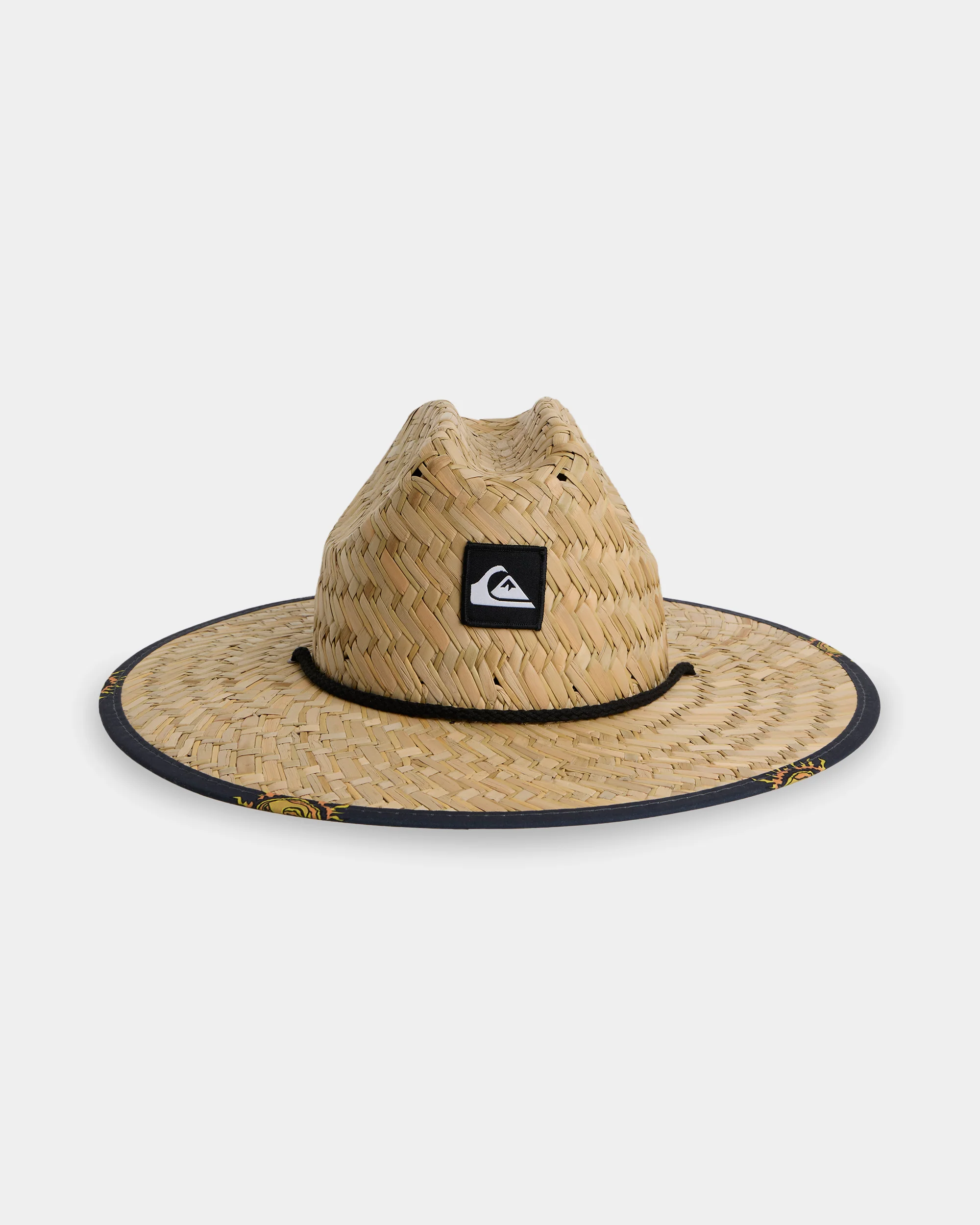Boys 8-16 Spiral Flame Straw Hat - Image 6