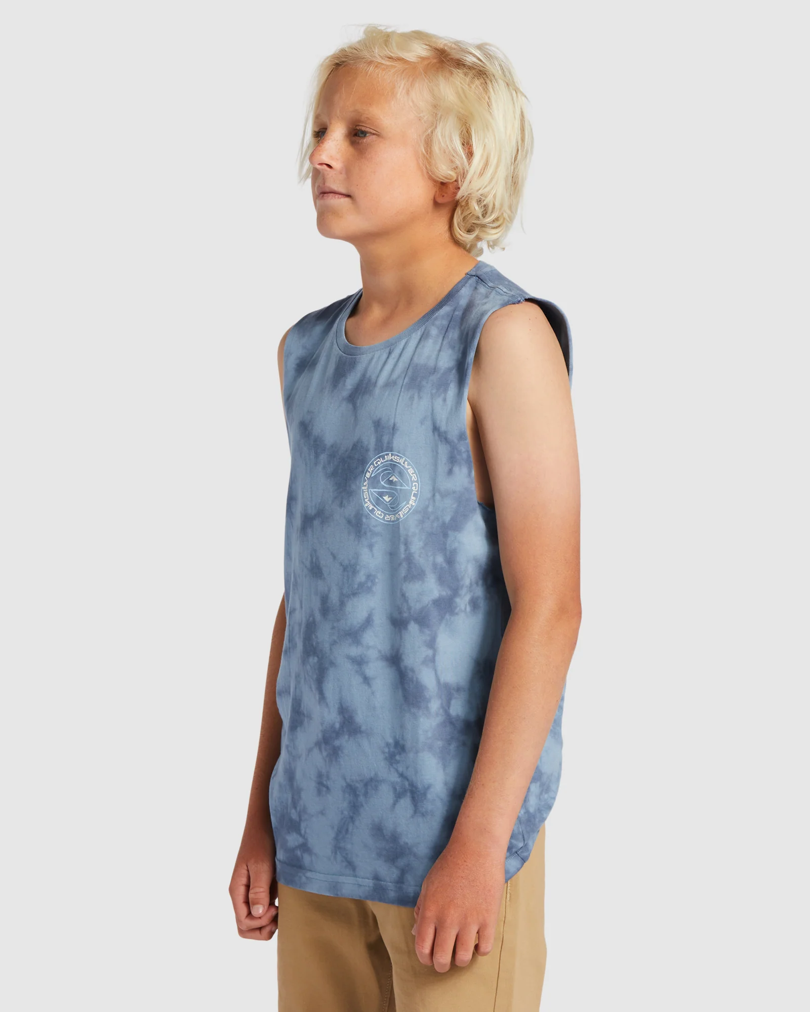 Boys 8-16 Splitting Hairs Sleeveless Muscle T-Shirt - Image 2