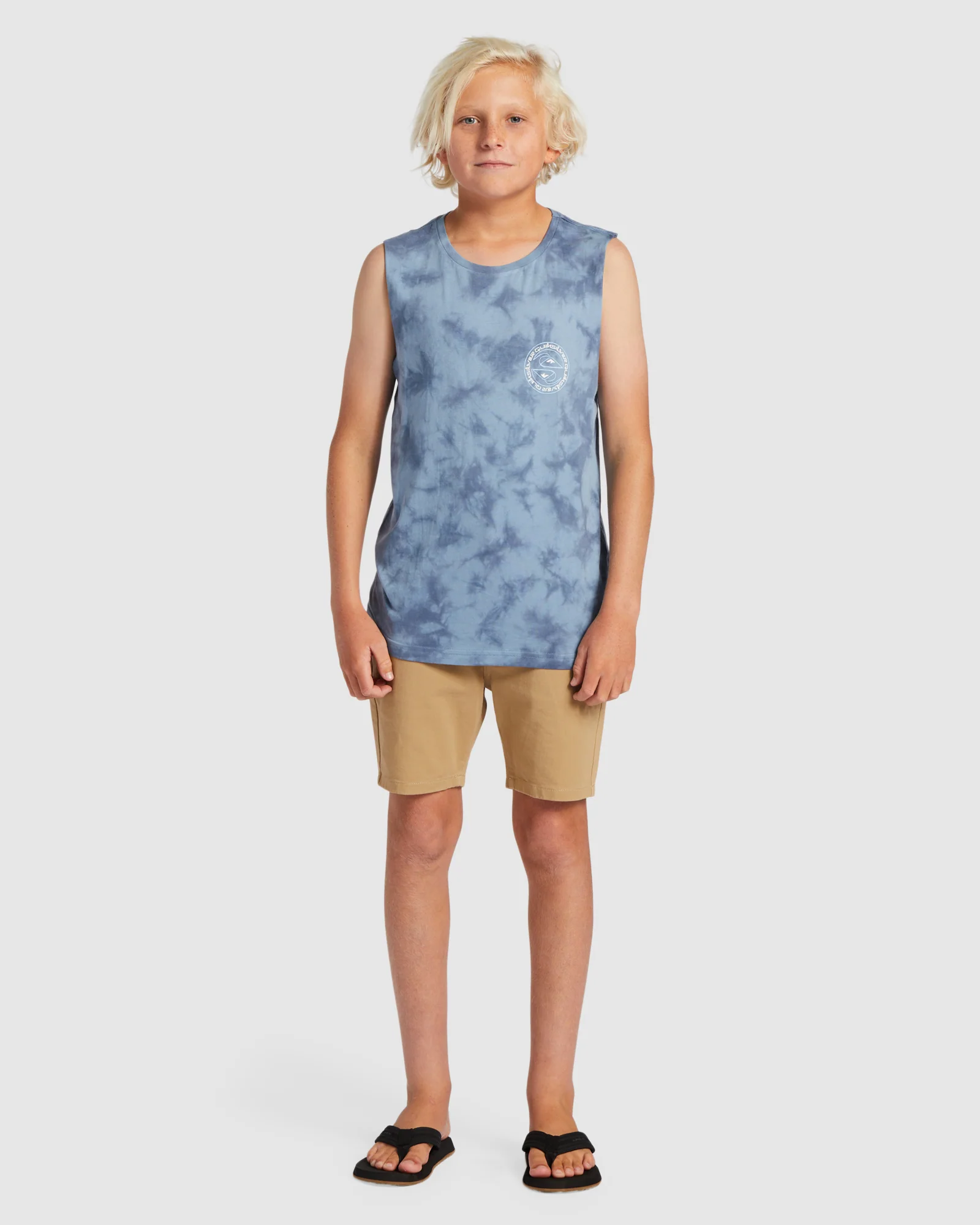 Boys 8-16 Splitting Hairs Sleeveless Muscle T-Shirt - Image 5
