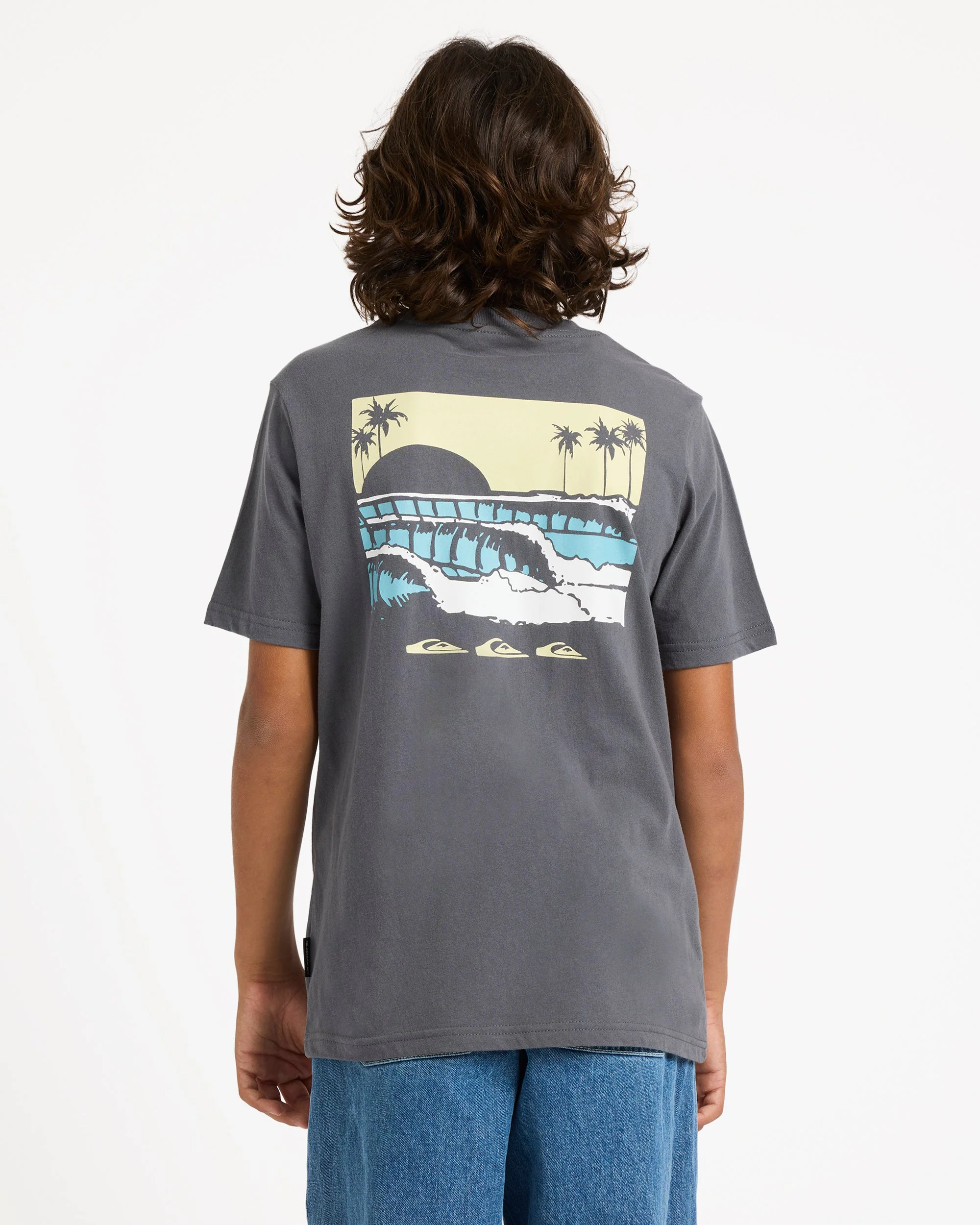 Boys 8-16 Stacked Line Up T-Shirt - Image 2