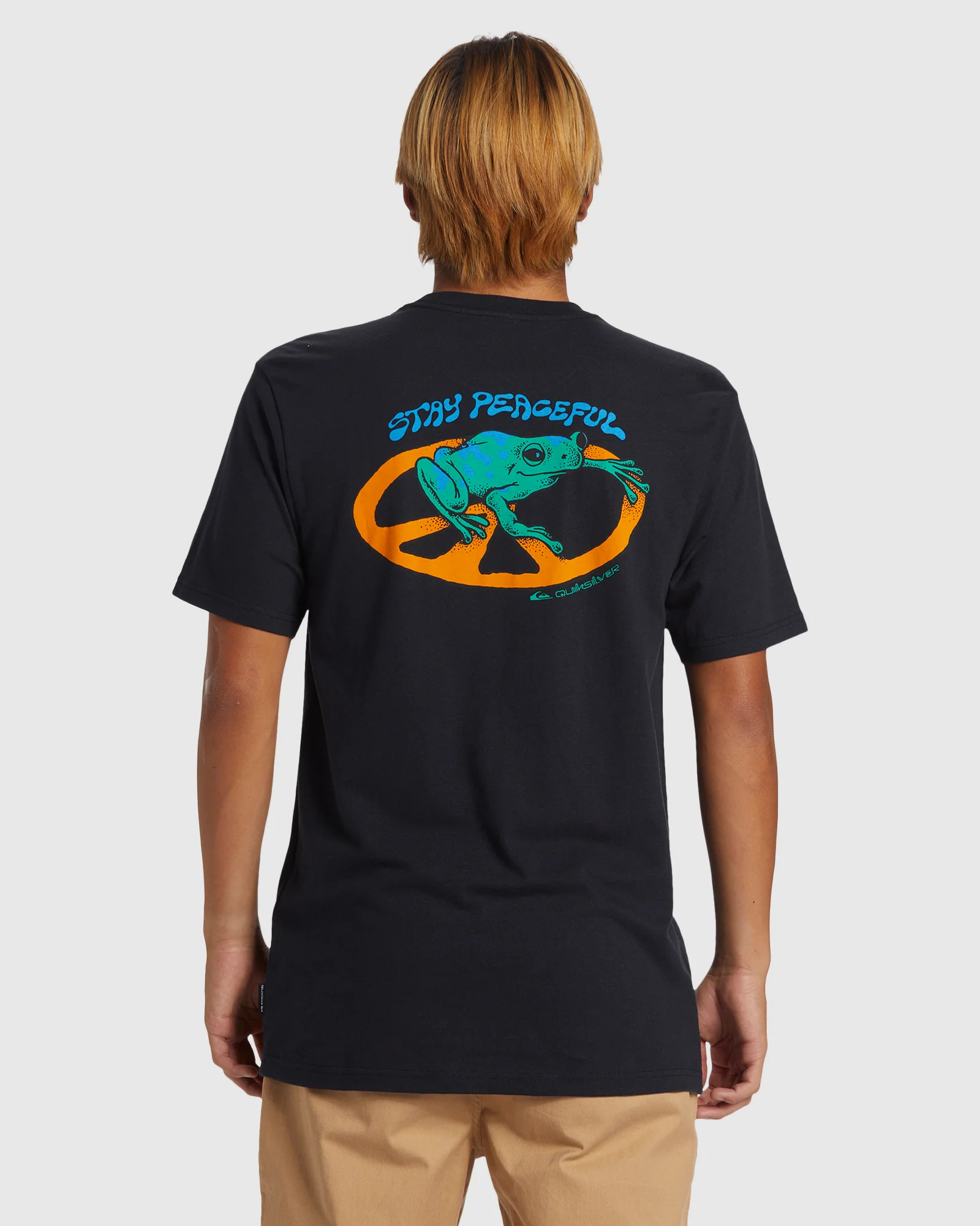 Mens Stay Peaceful T-Shirt - Image 3