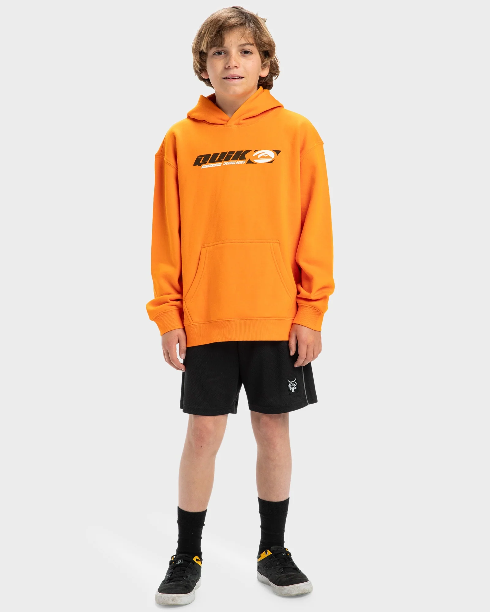 Boys 8-16 Stencil Pullover Hoodie - Image 4