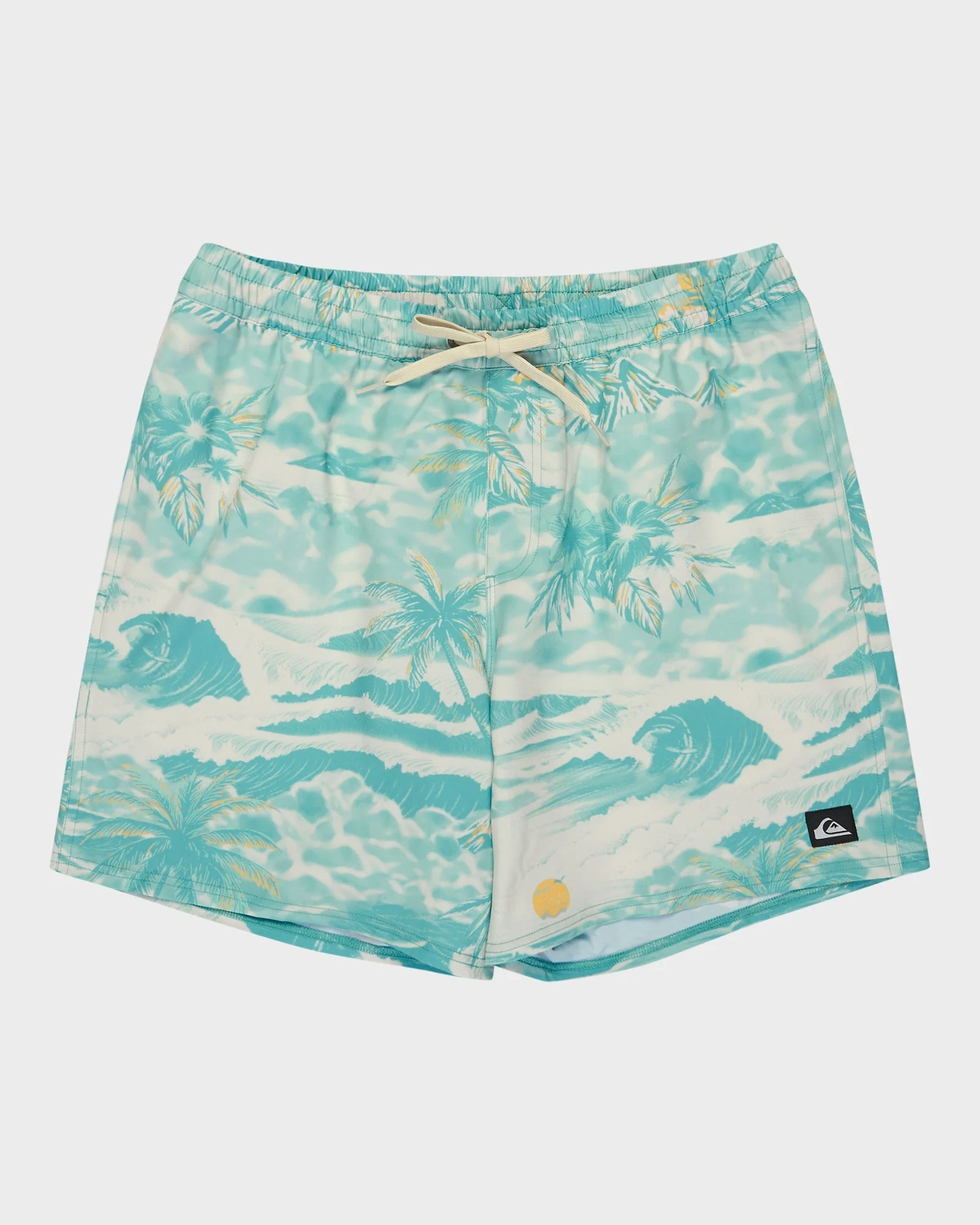 Mens Stretch Printed Volley 17" Swim Shorts - Image 7
