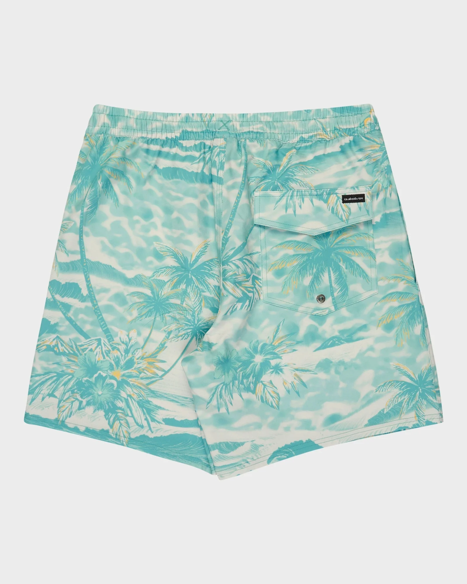Mens Stretch Printed Volley 17" Swim Shorts - Image 8