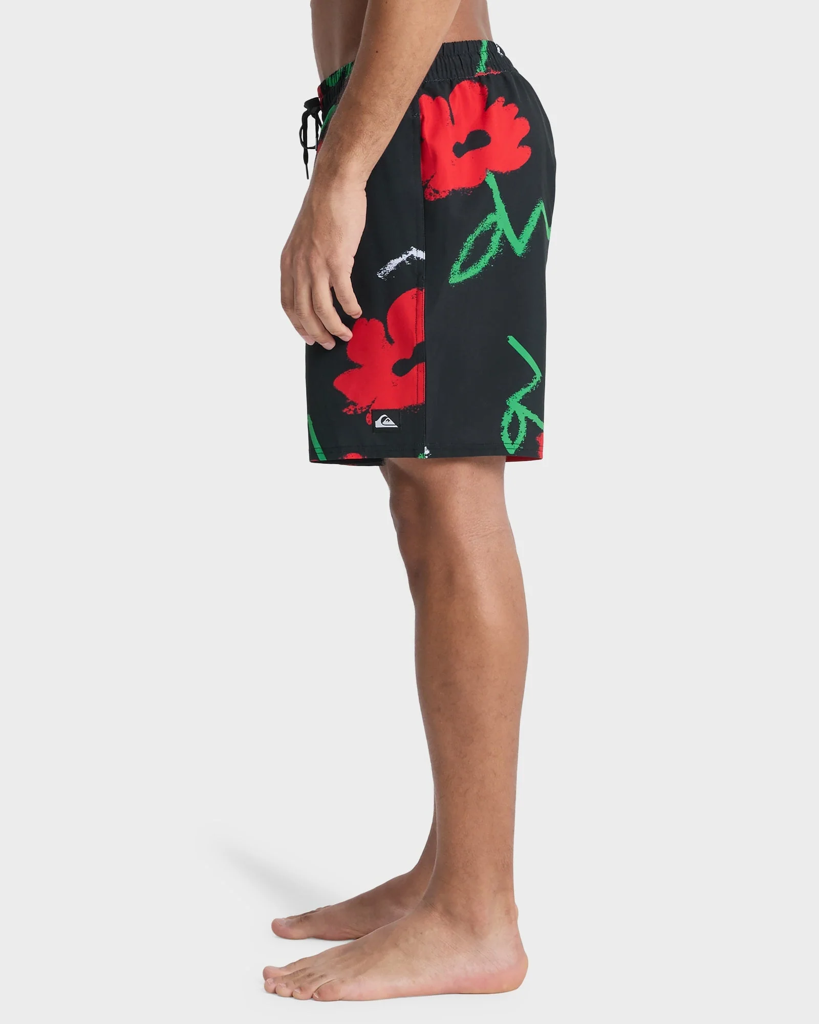 Mens Stretch Printed Volley 17" Swim Shorts - Image 3