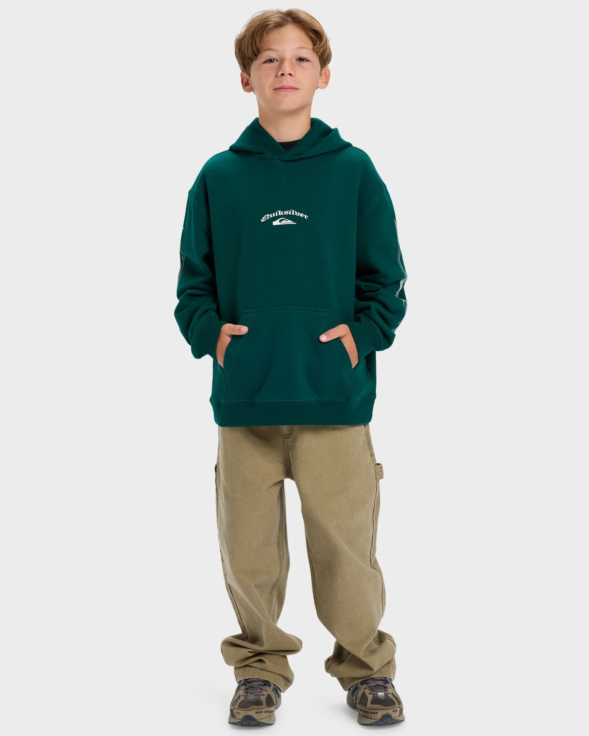 Boys 8-16 Stretch Tribal Pullover Hoodie - Image 8