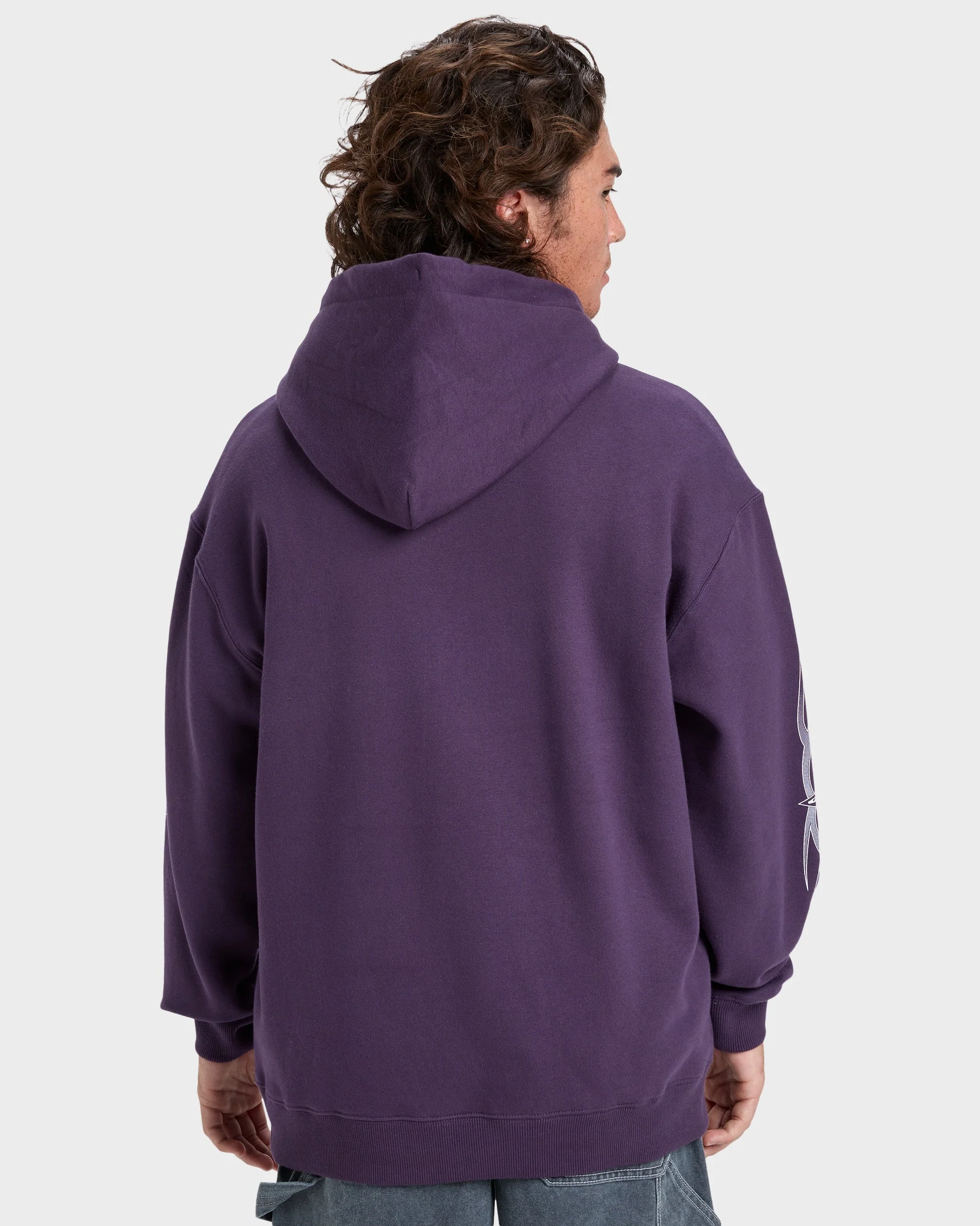 Mens Stretch Tribal Pullover Hoodie - Image 2