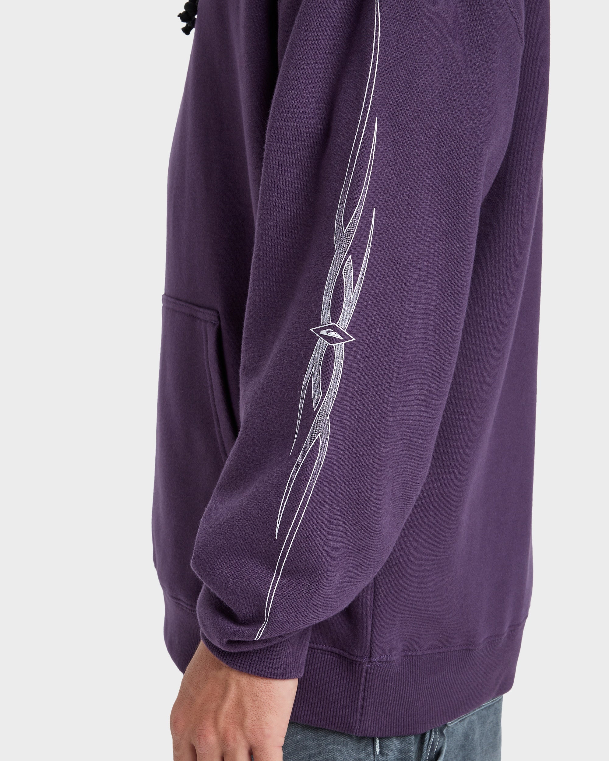 Mens Stretch Tribal Pullover Hoodie - Image 5