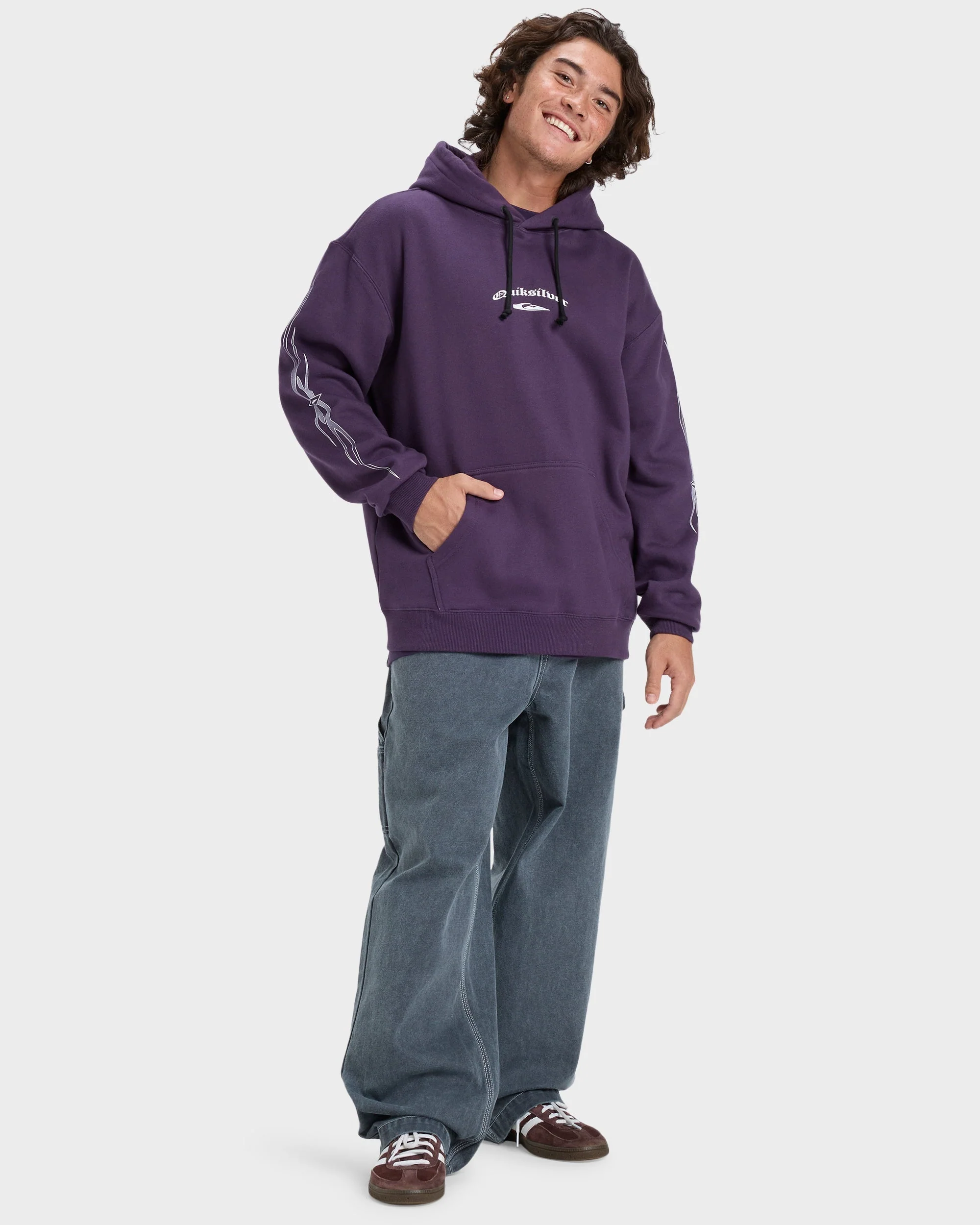 Mens Stretch Tribal Pullover Hoodie - Image 8