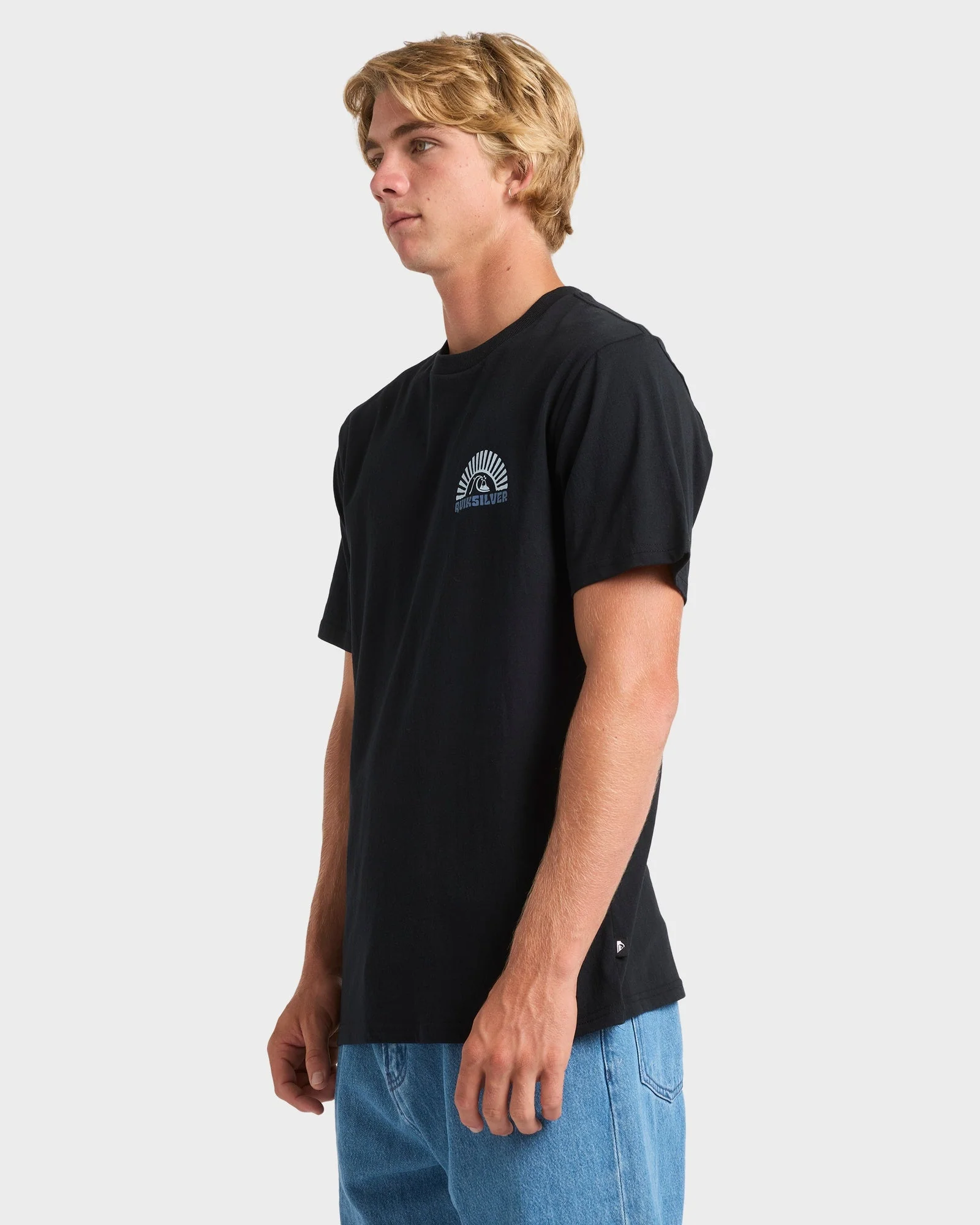 Mens Sunset Arc Wave T-Shirt - Image 3
