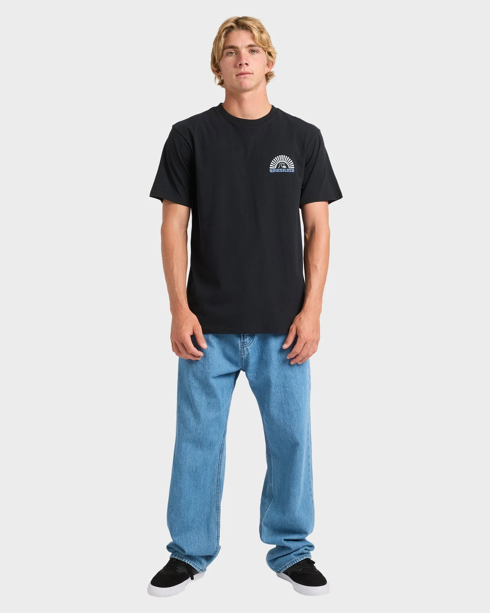 Mens Sunset Arc Wave T-Shirt - Image 5