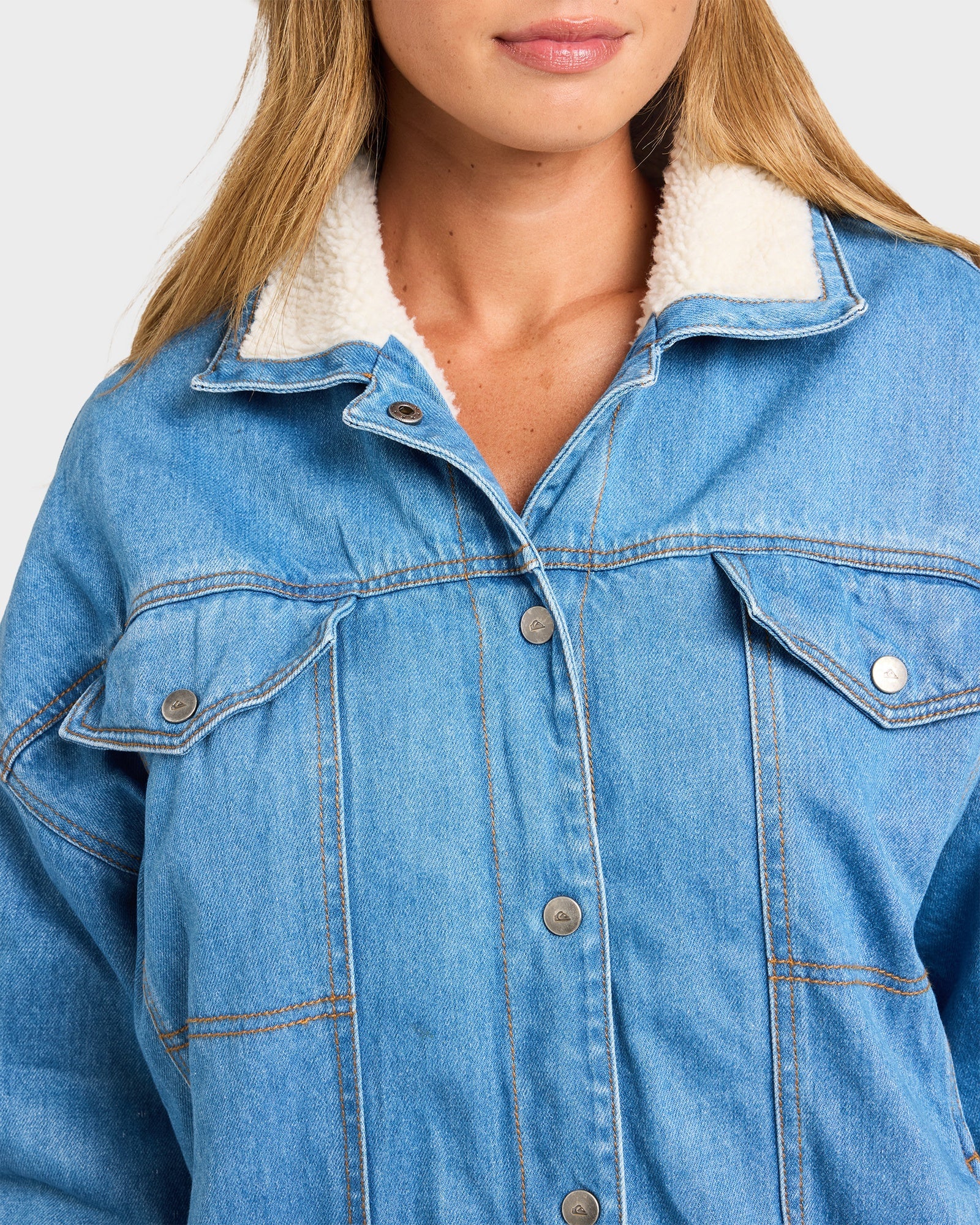 Womens Sunsets Denim Jacket - Image 4