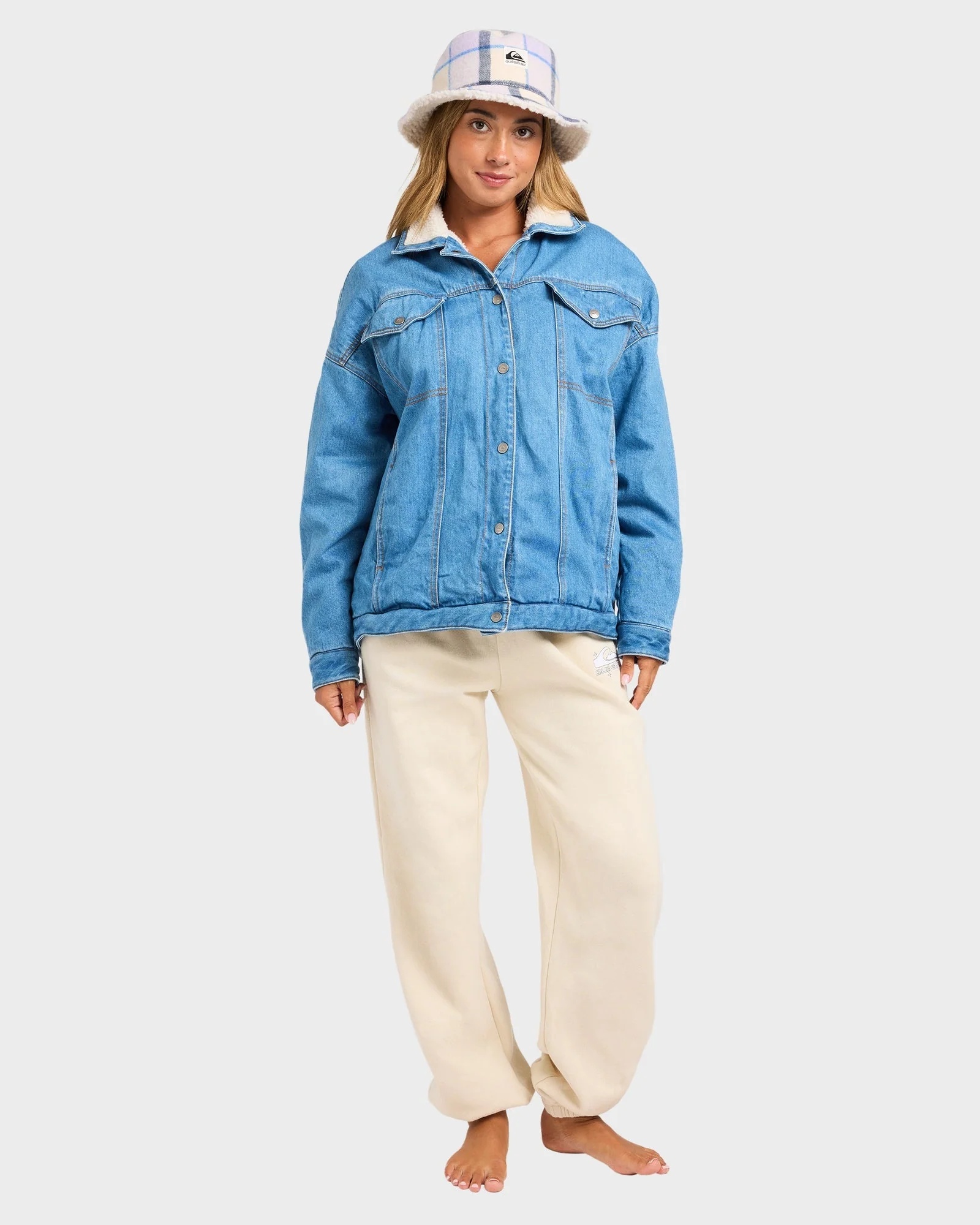 Womens Sunsets Denim Jacket - Image 5