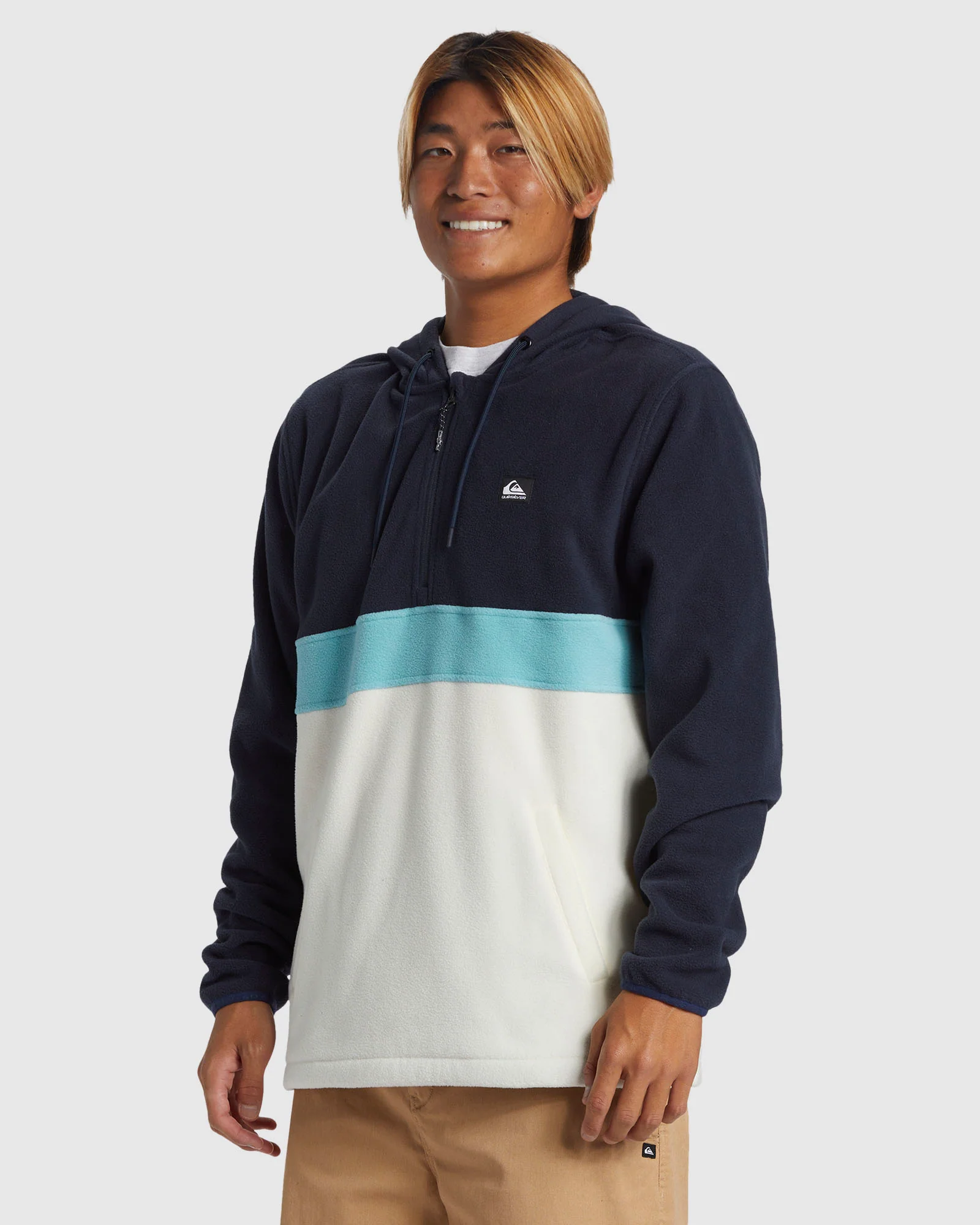 Mens Surf Days Half Zip Hoodie - Image 2