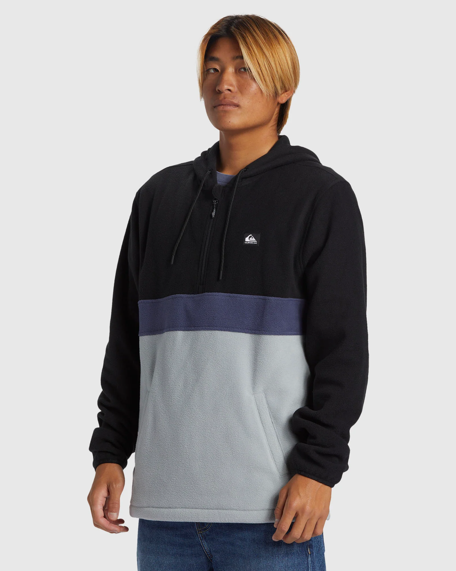 Mens Surf Days Half Zip Hoodie - Image 2