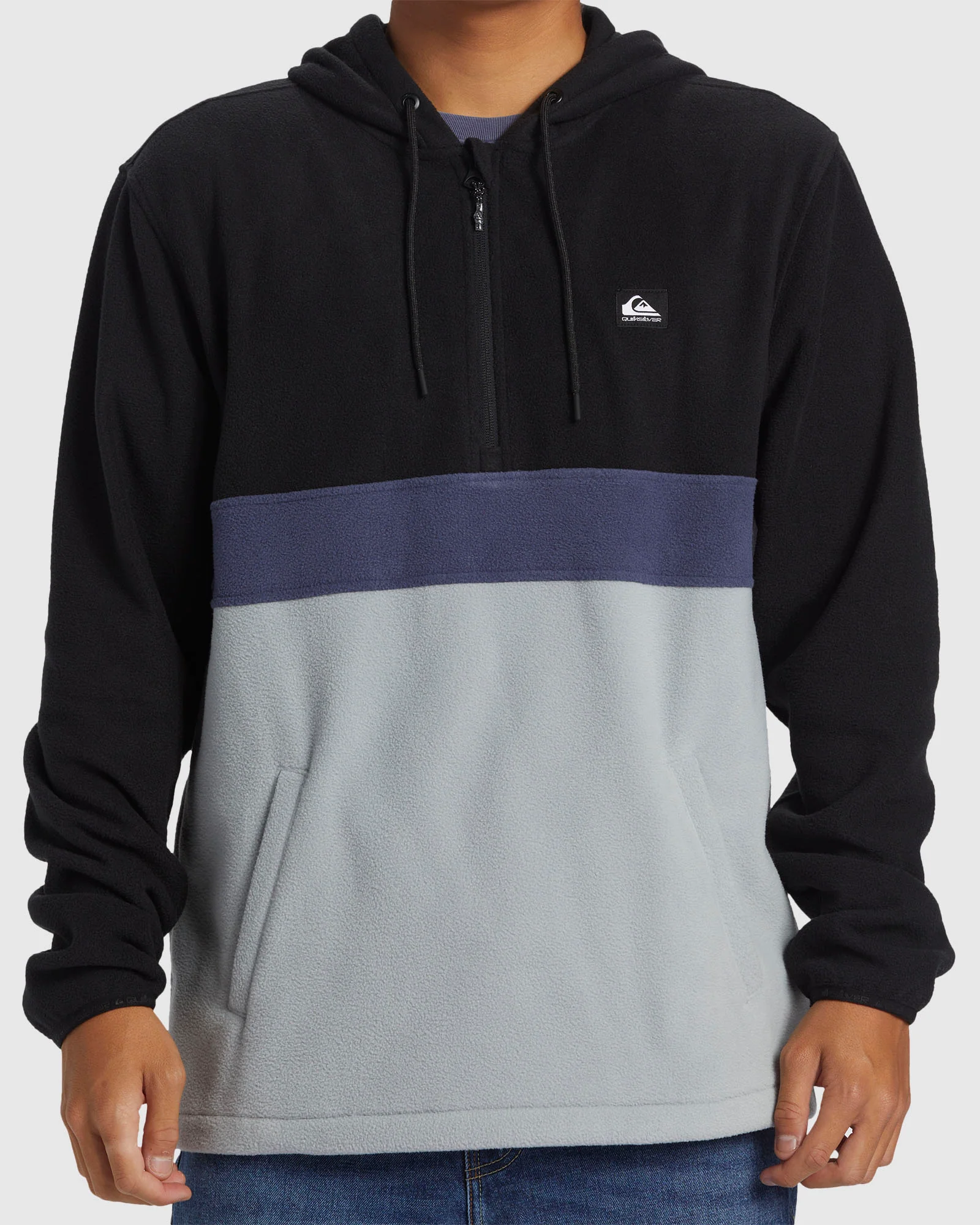 Mens Surf Days Half Zip Hoodie - Image 4