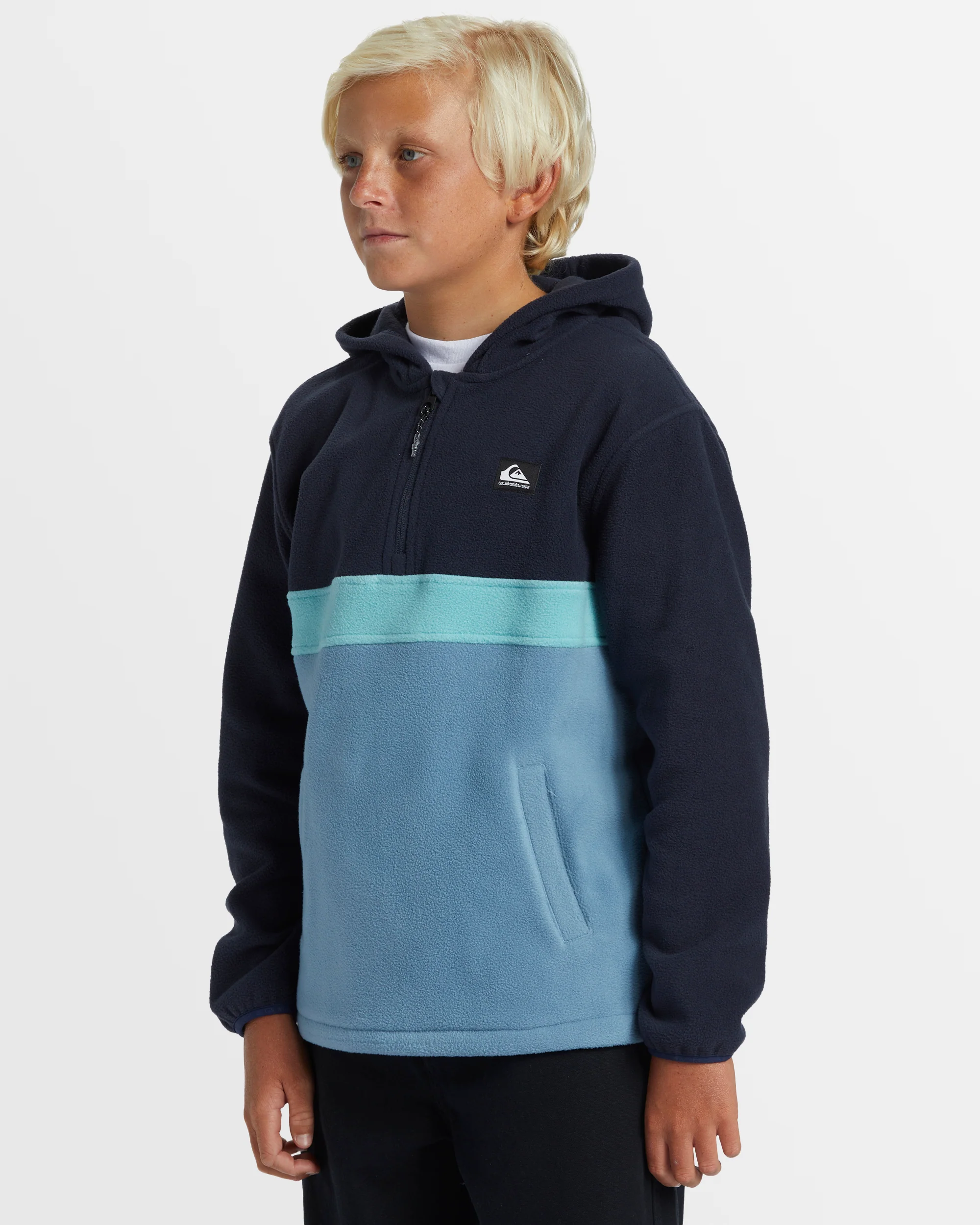 Boys 8-16 Surf Days Half Zip Hoodie - Image 2