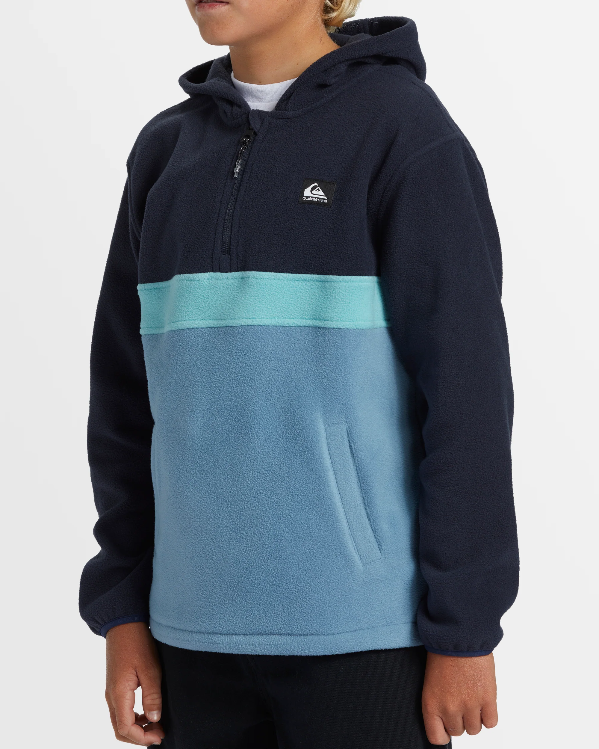 Boys 8-16 Surf Days Half Zip Hoodie - Image 3