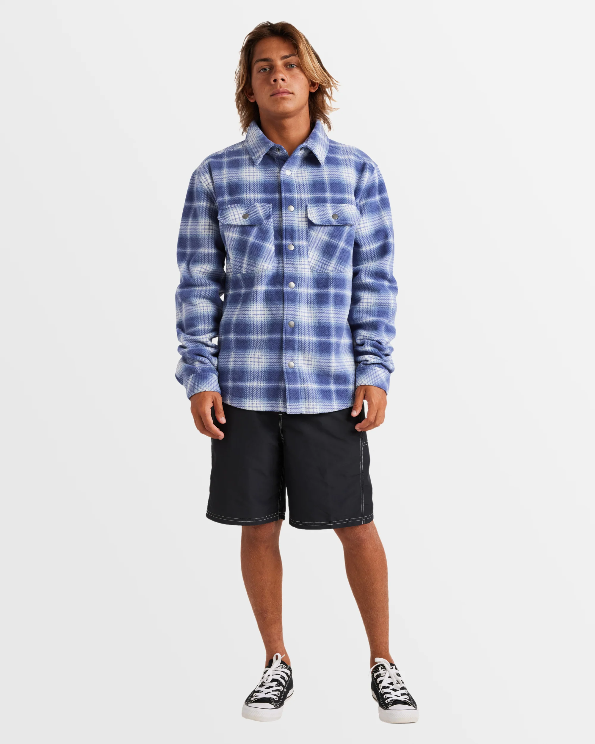 Mens Surf Days Long Sleeve Fleece - Image 5