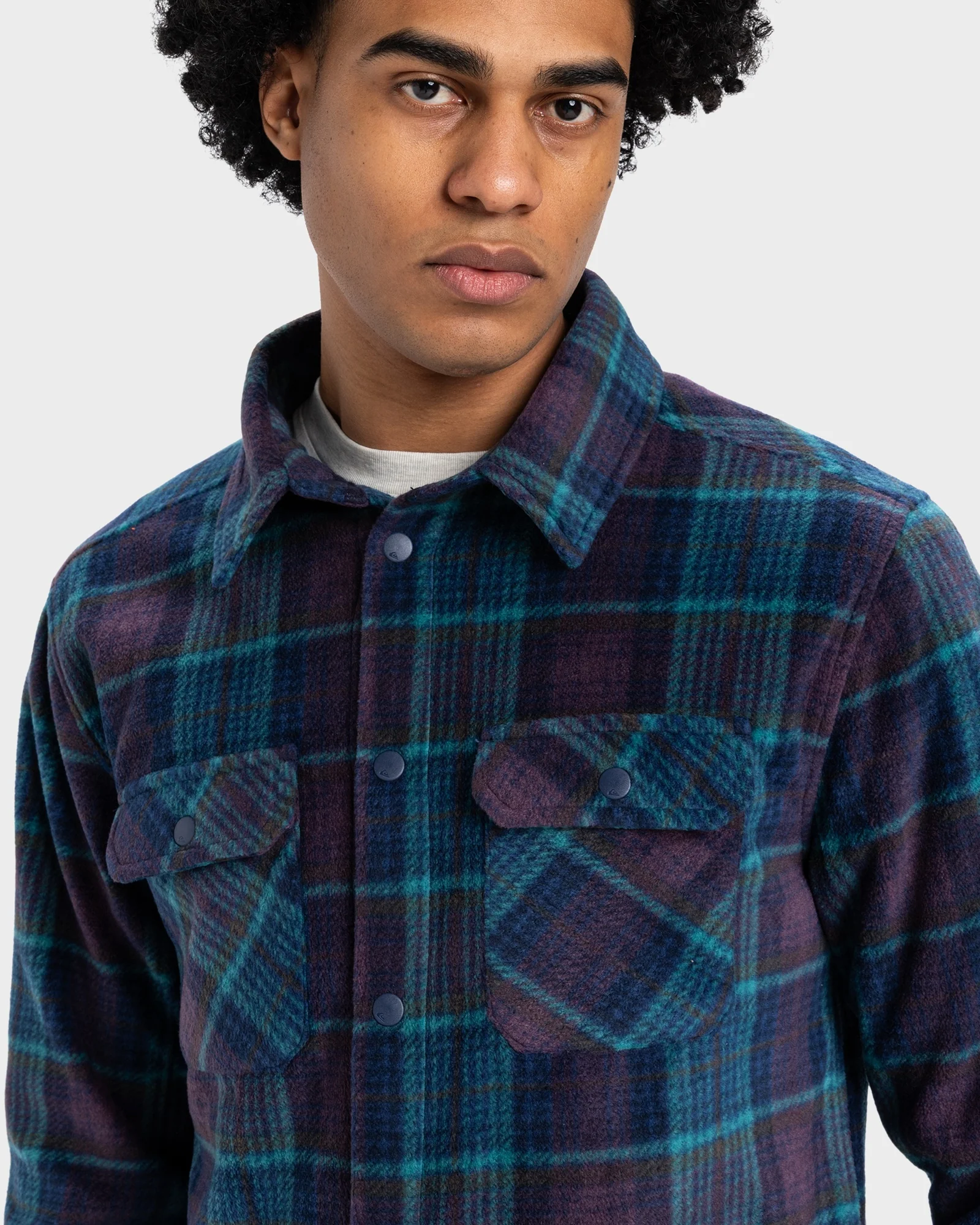 Mens Surf Day Button Down Long Sleeve Shirt - Image 4