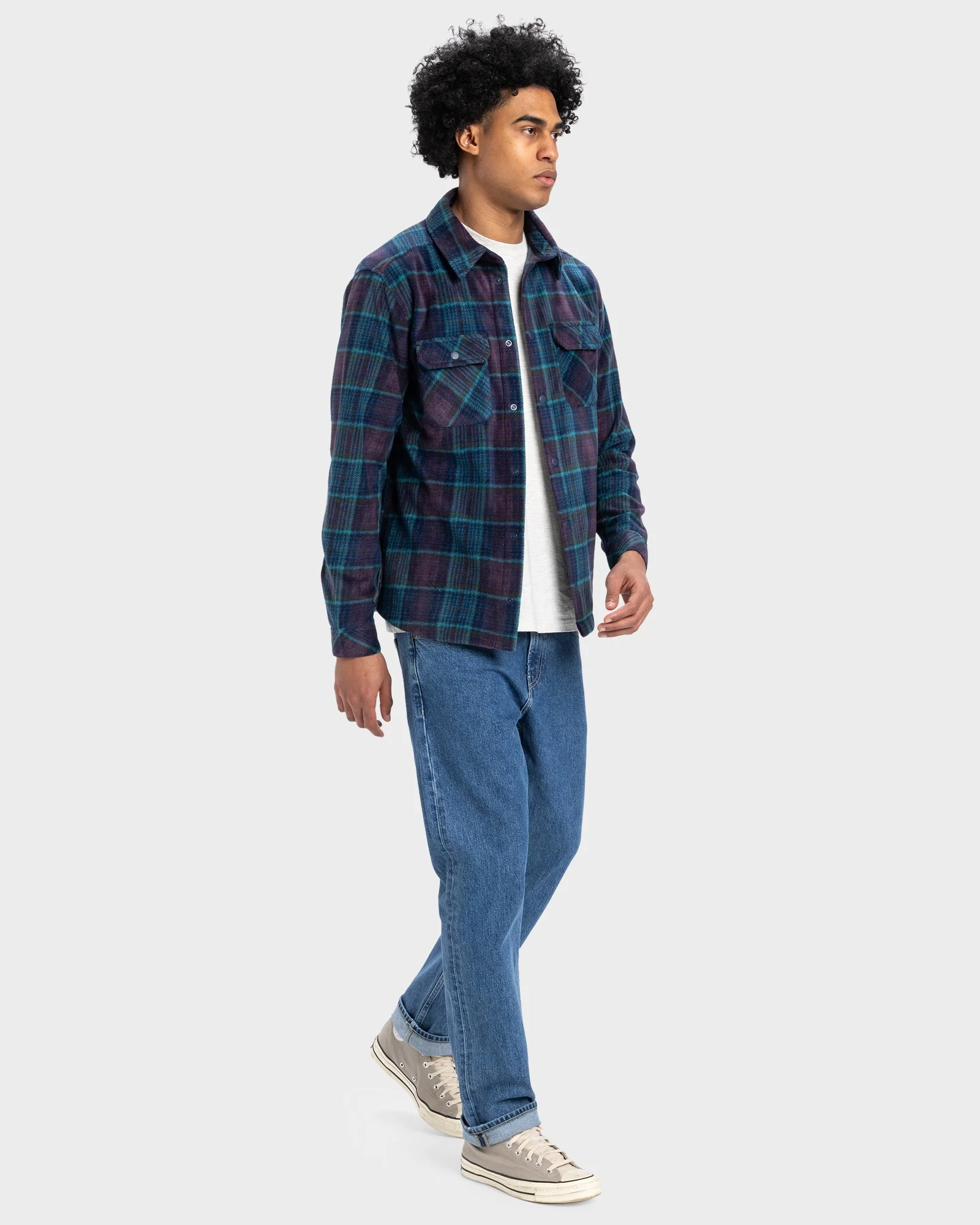 Mens Surf Day Button Down Long Sleeve Shirt - Image 5