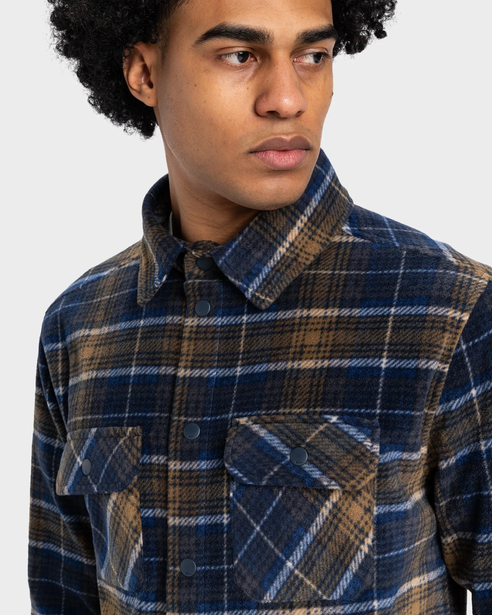 Mens Surf Day Button Down Long Sleeve Shirt - Image 4
