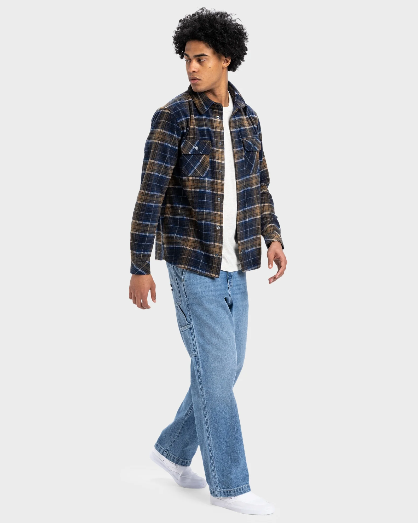 Mens Surf Day Button Down Long Sleeve Shirt - Image 5