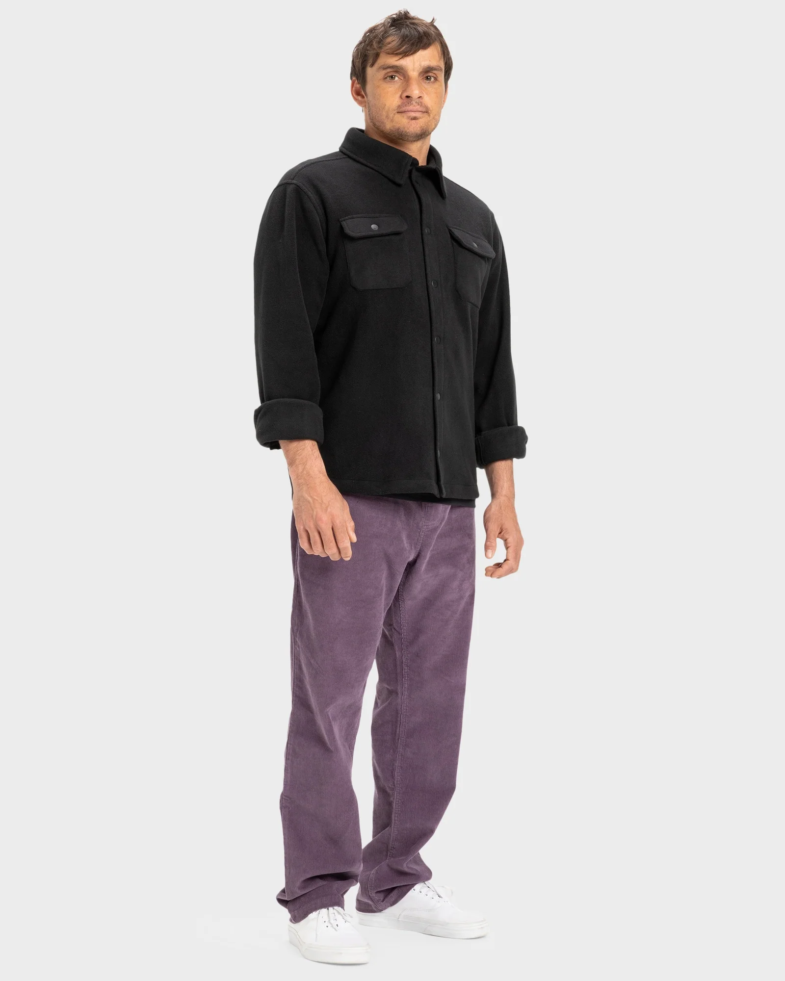 Mens Surf Day Button Down Long Sleeve Shirt - Image 5