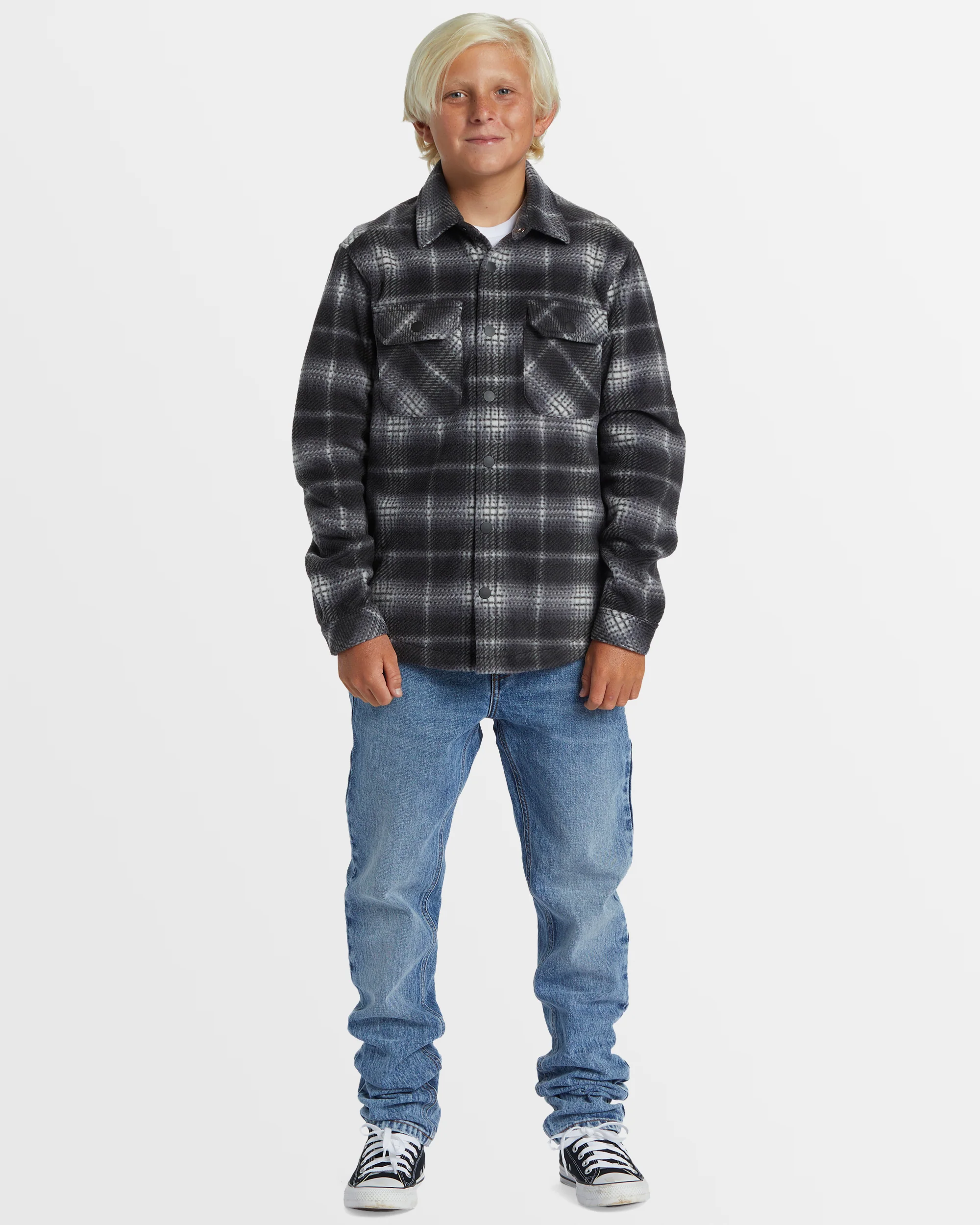 Boys 8-16 Surf Days Long Sleeve Fleece - Image 5