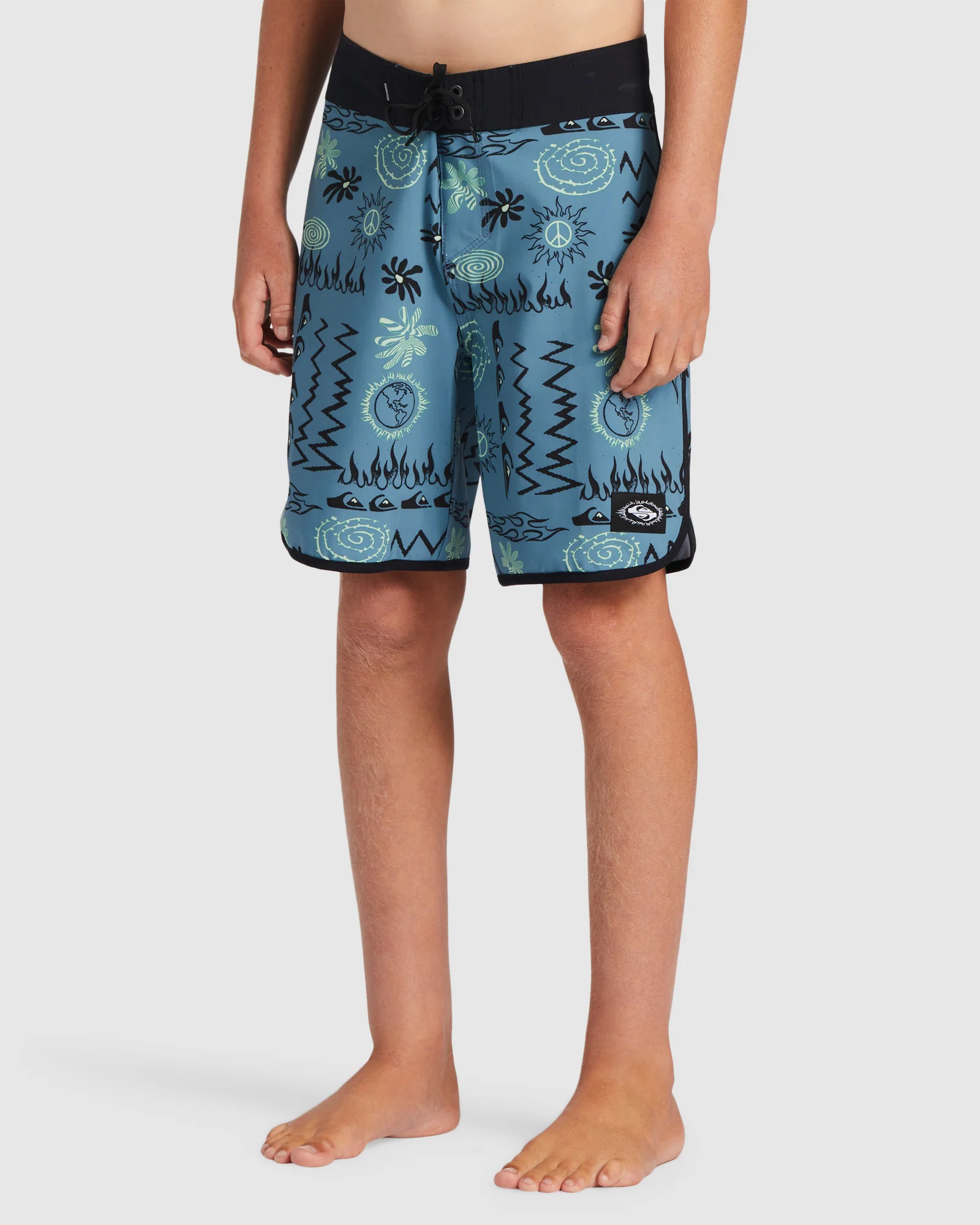 Boys 8-16 Surfsilk Radical Scallop Boardshorts - Image 2