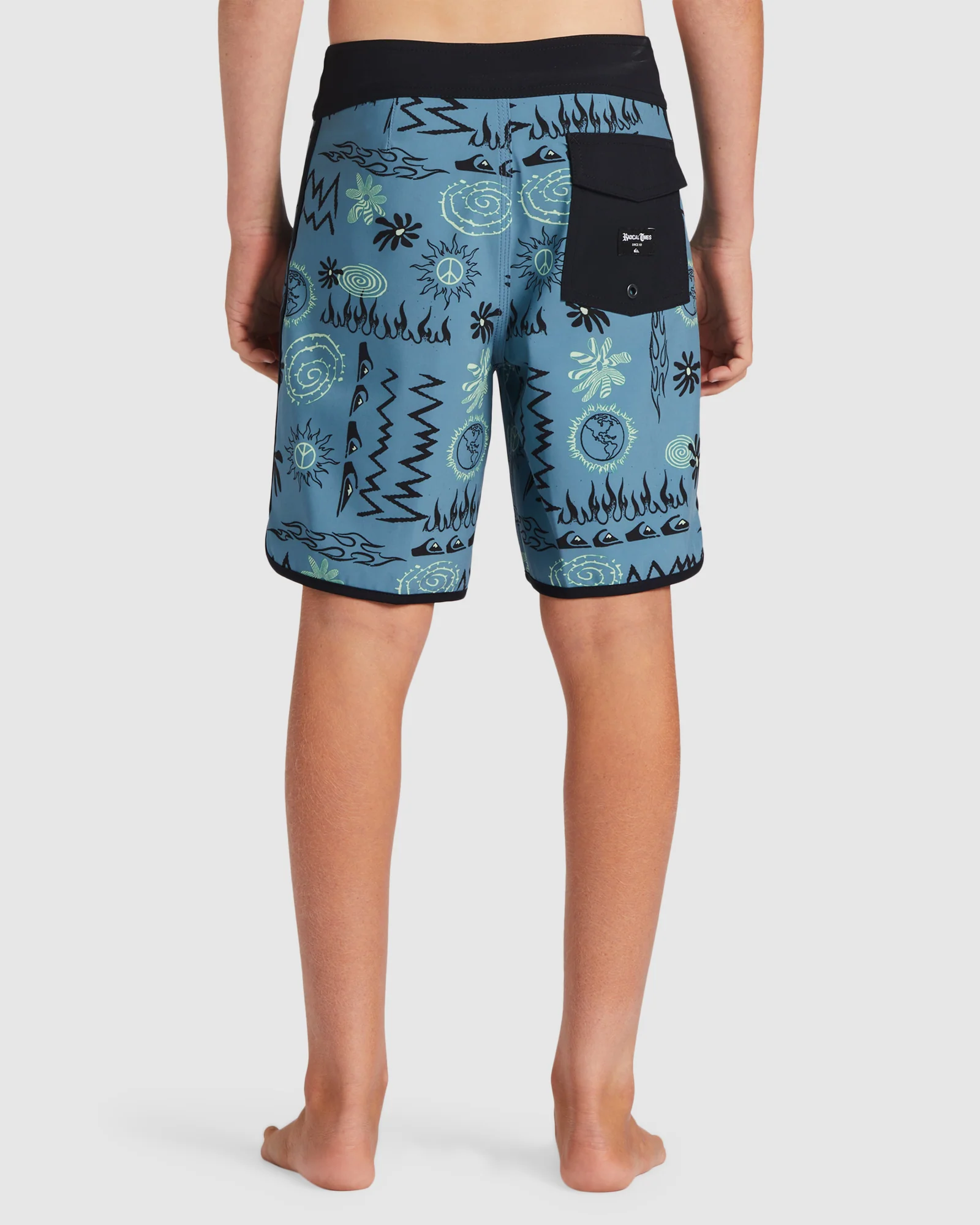 Boys 8-16 Surfsilk Radical Scallop Boardshorts - Image 3