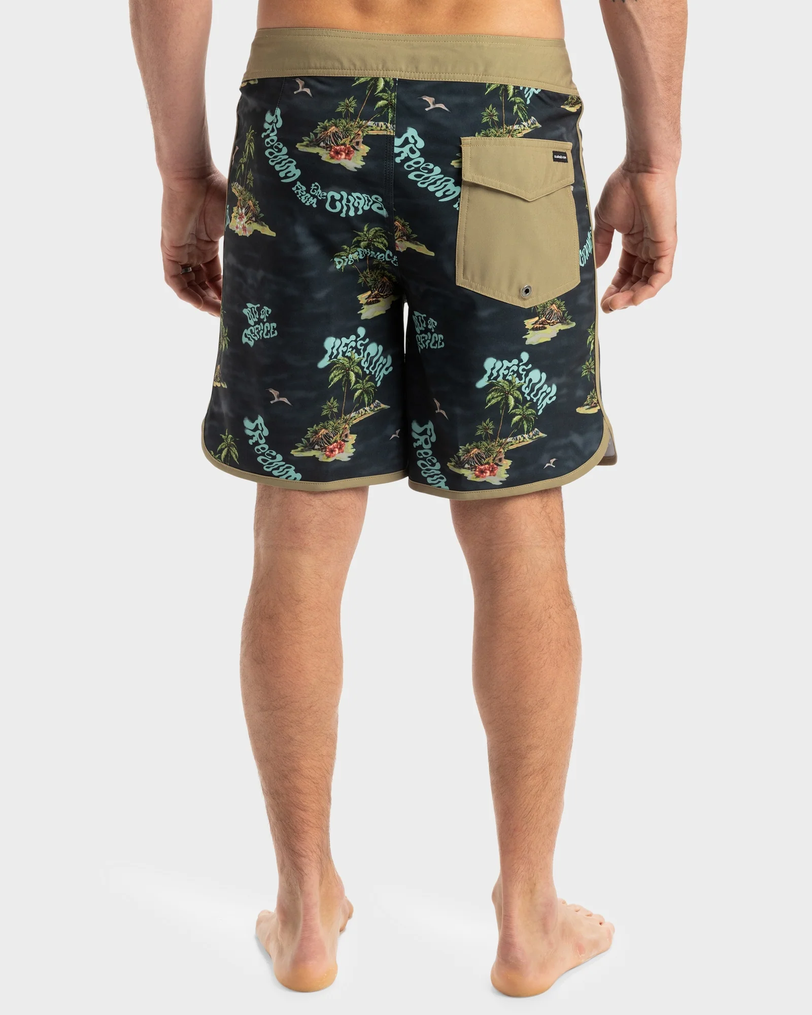 Mens Surfsilk Scallop 18" Boardshorts - Image 3