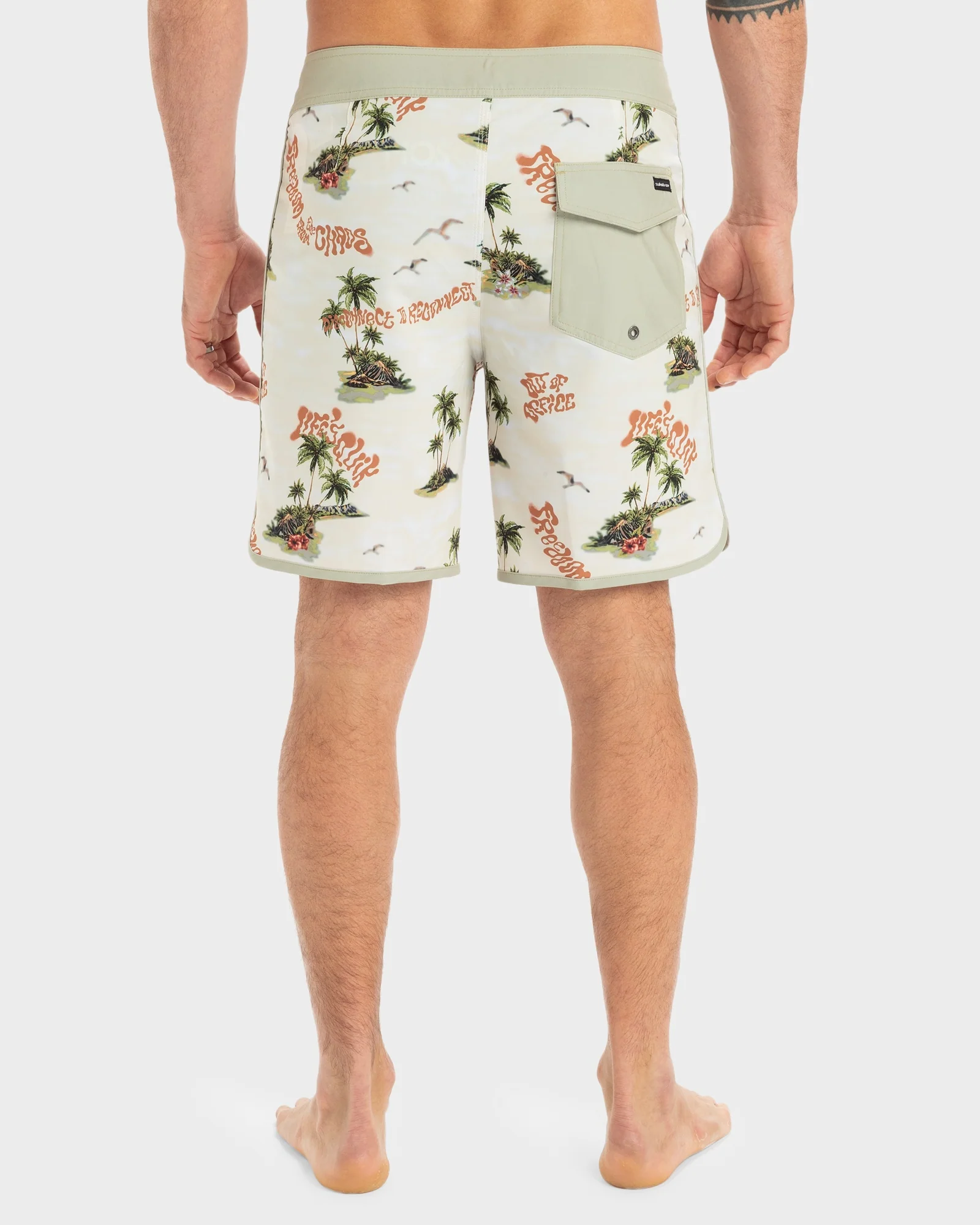 Mens Surfsilk Scallop 18" Boardshorts - Image 3
