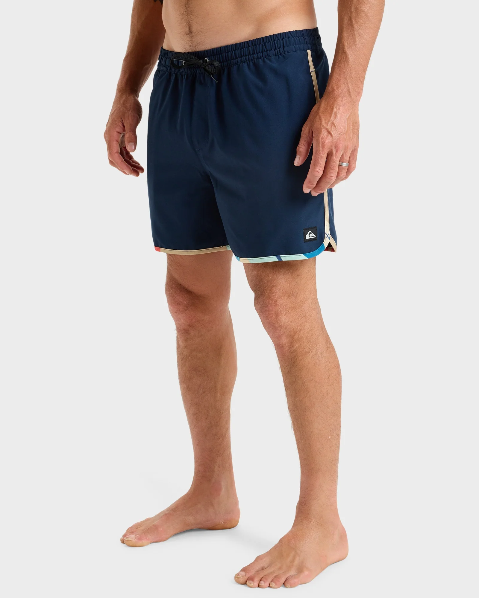 Mens Surfslik Scallop 16" Swim Shorts - Image 2