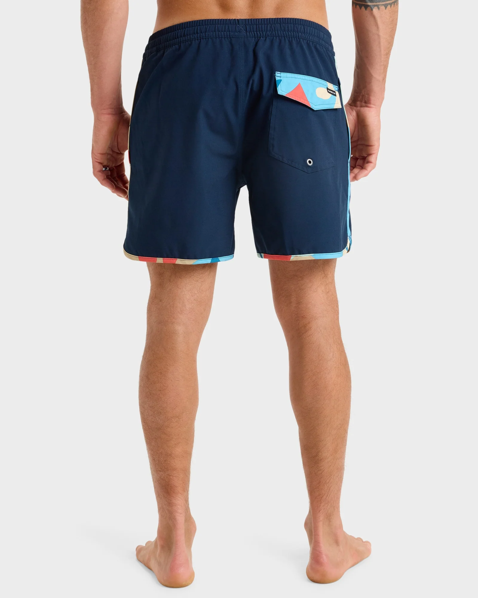 Mens Surfslik Scallop 16" Swim Shorts - Image 3