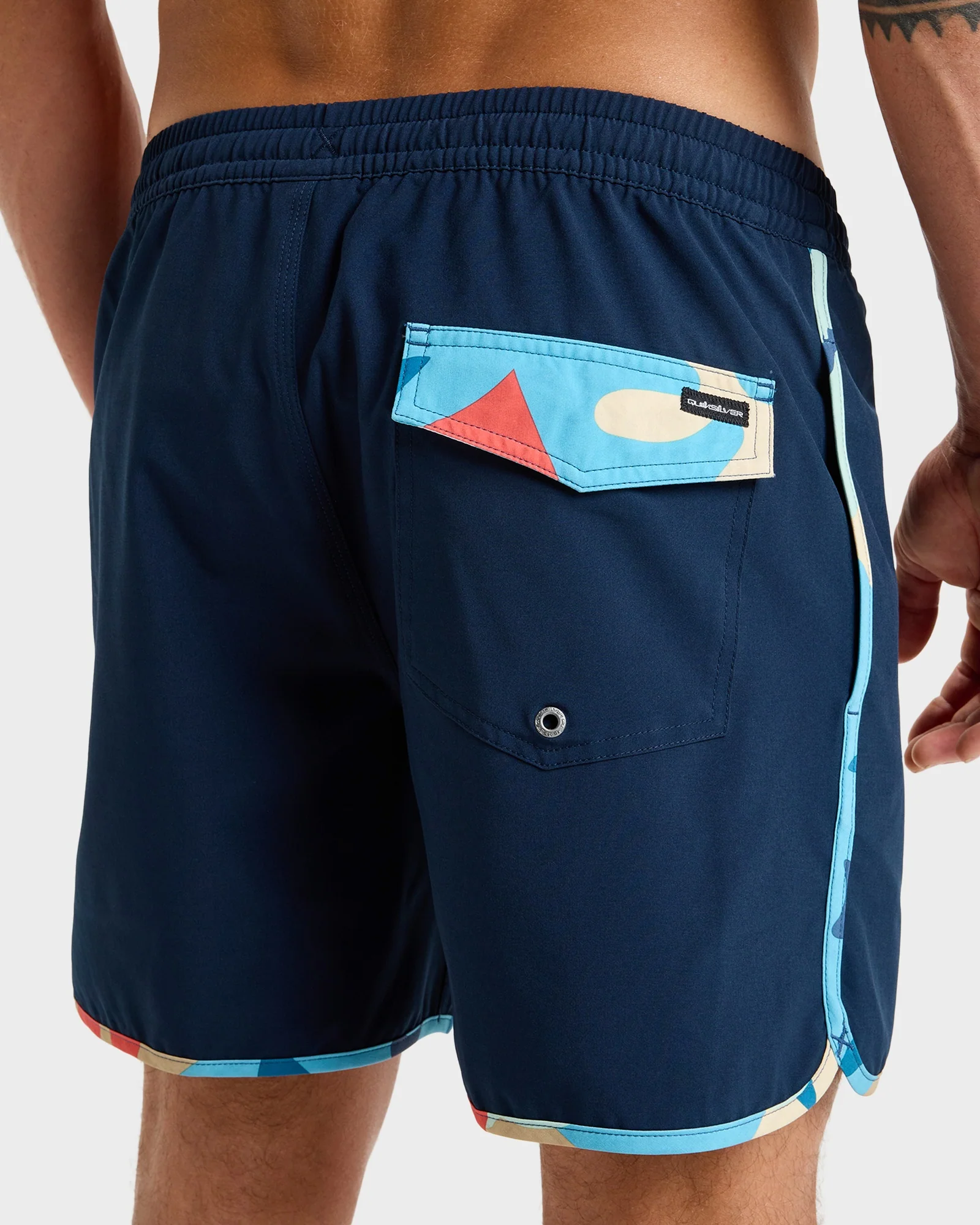 Mens Surfslik Scallop 16" Swim Shorts - Image 5