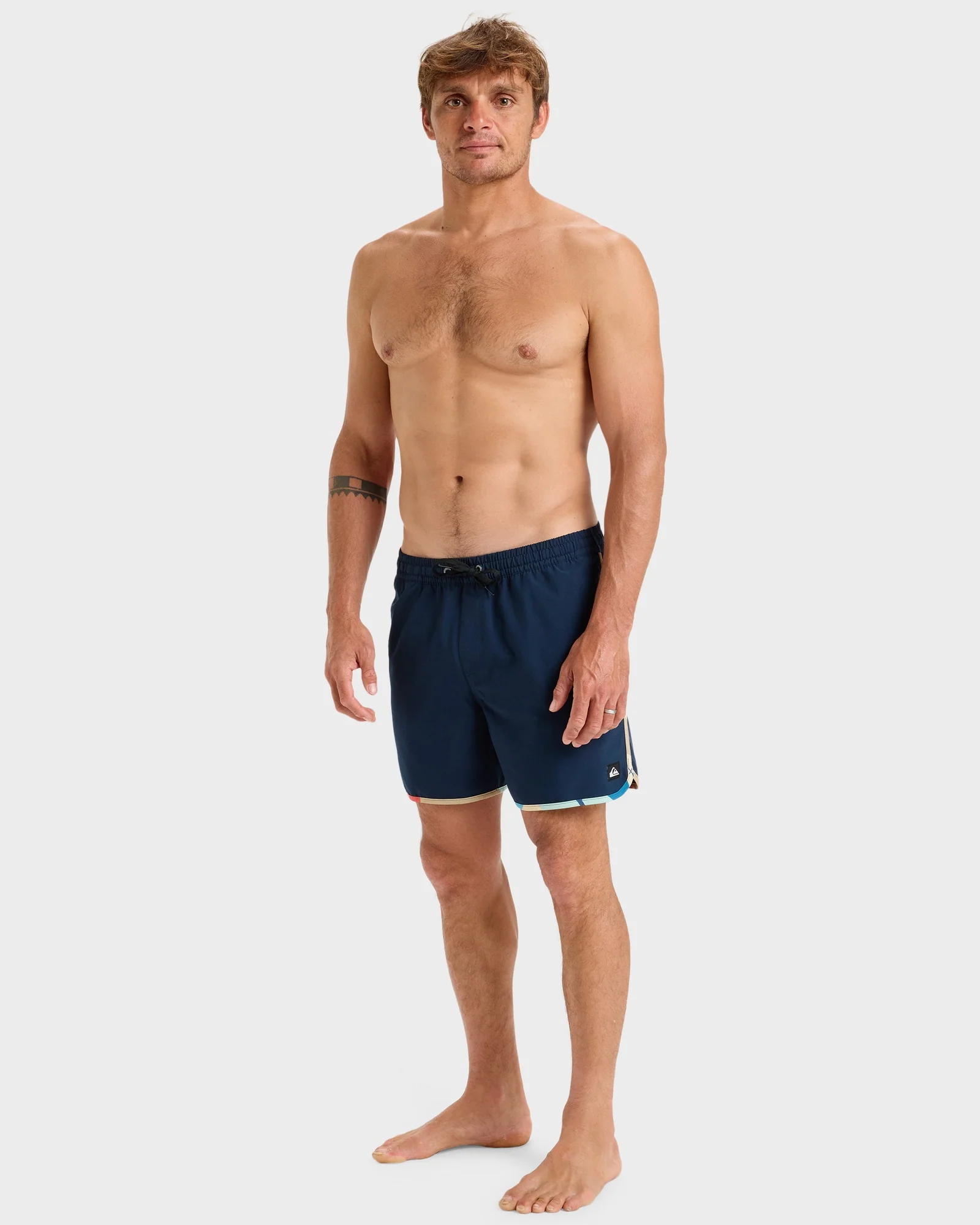 Mens Surfslik Scallop 16" Swim Shorts - Image 6