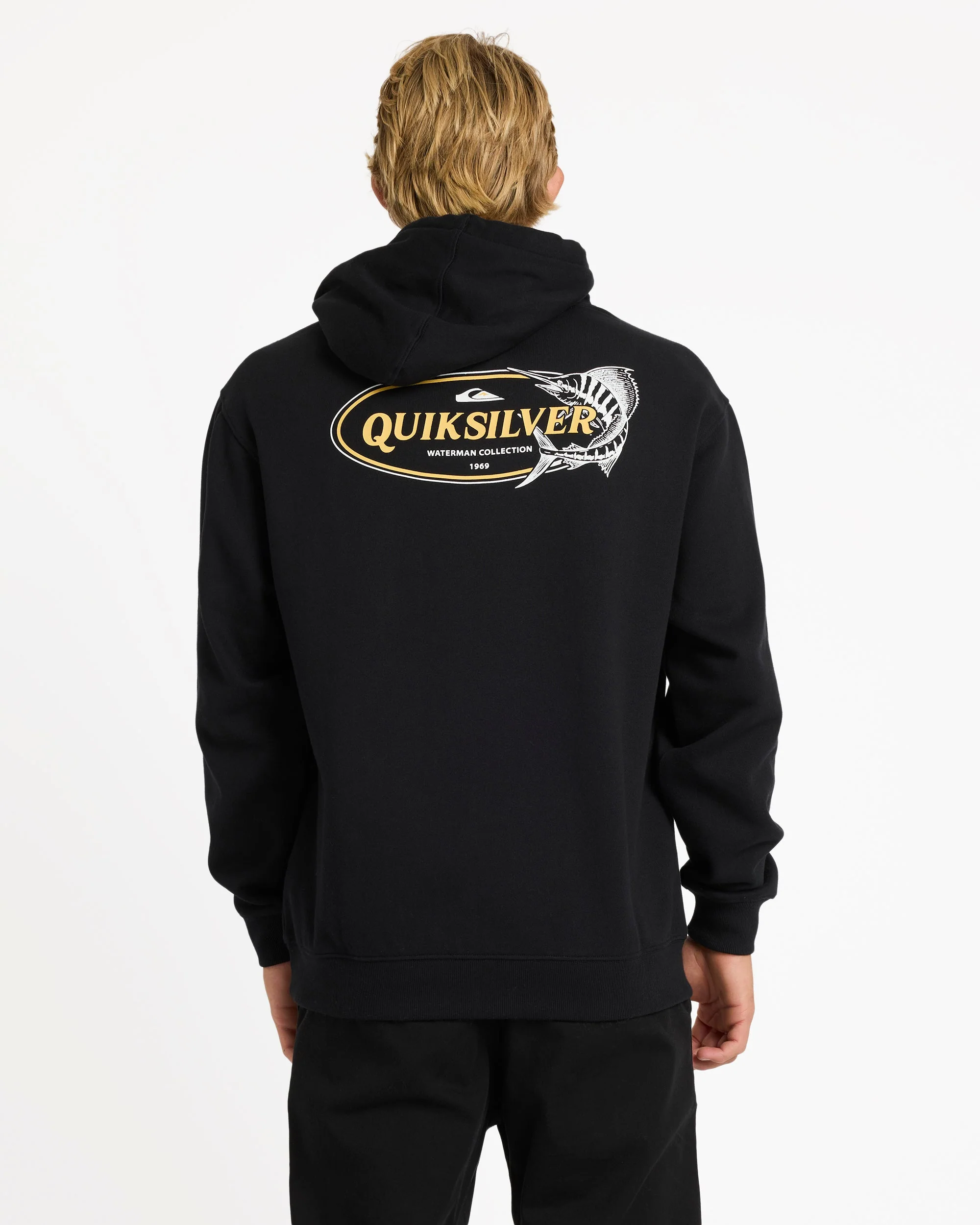 Mens Swordfish Pullover Hoodie - Image 2