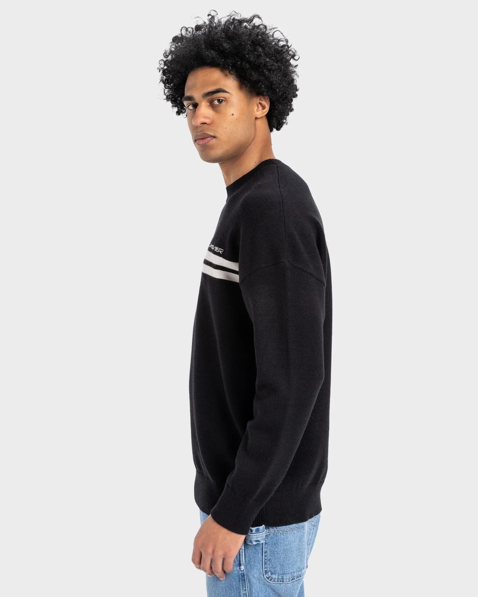 Mens Tahoe Jacquard Crew Neck Jumper - Image 2