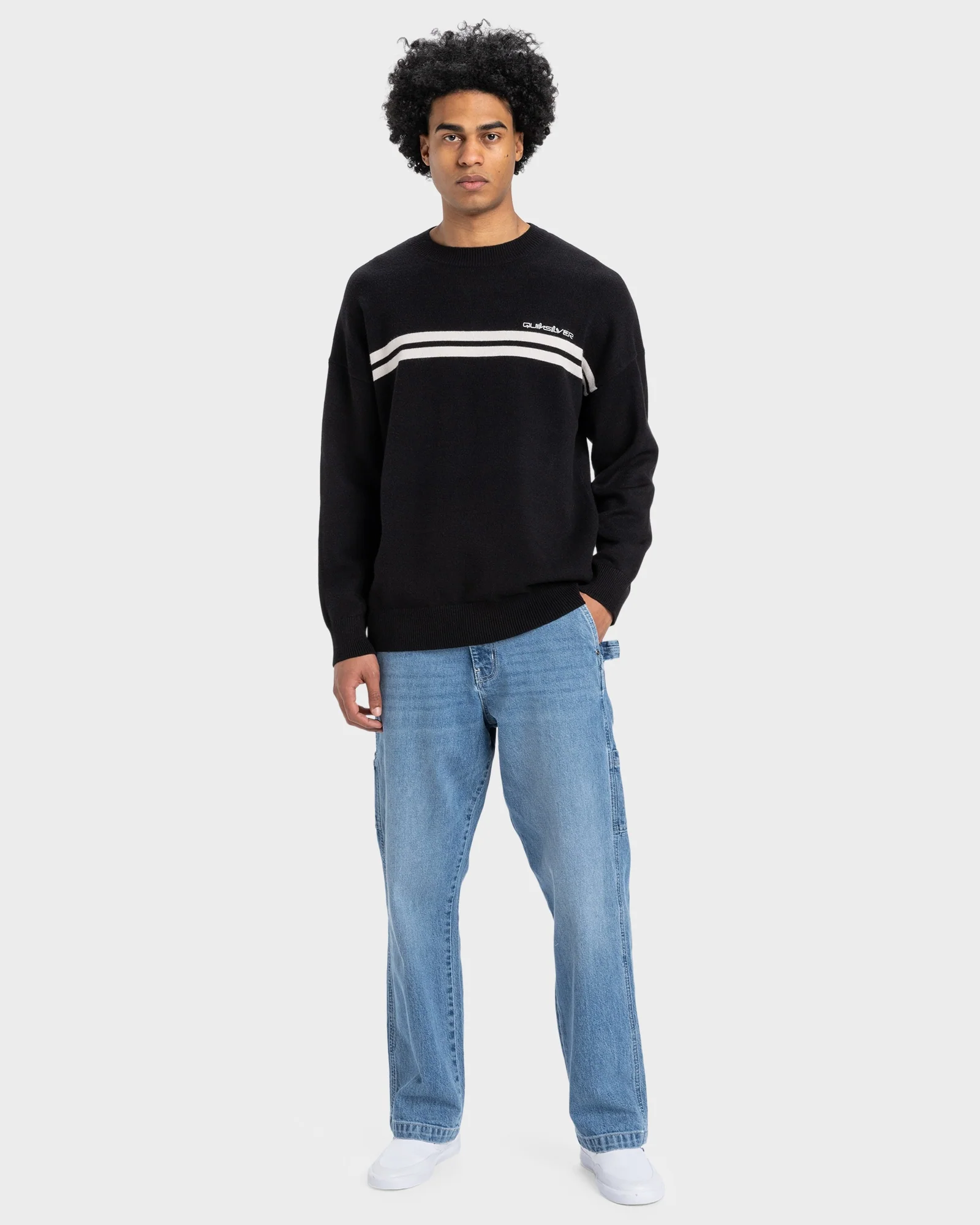 Mens Tahoe Jacquard Crew Neck Jumper - Image 4