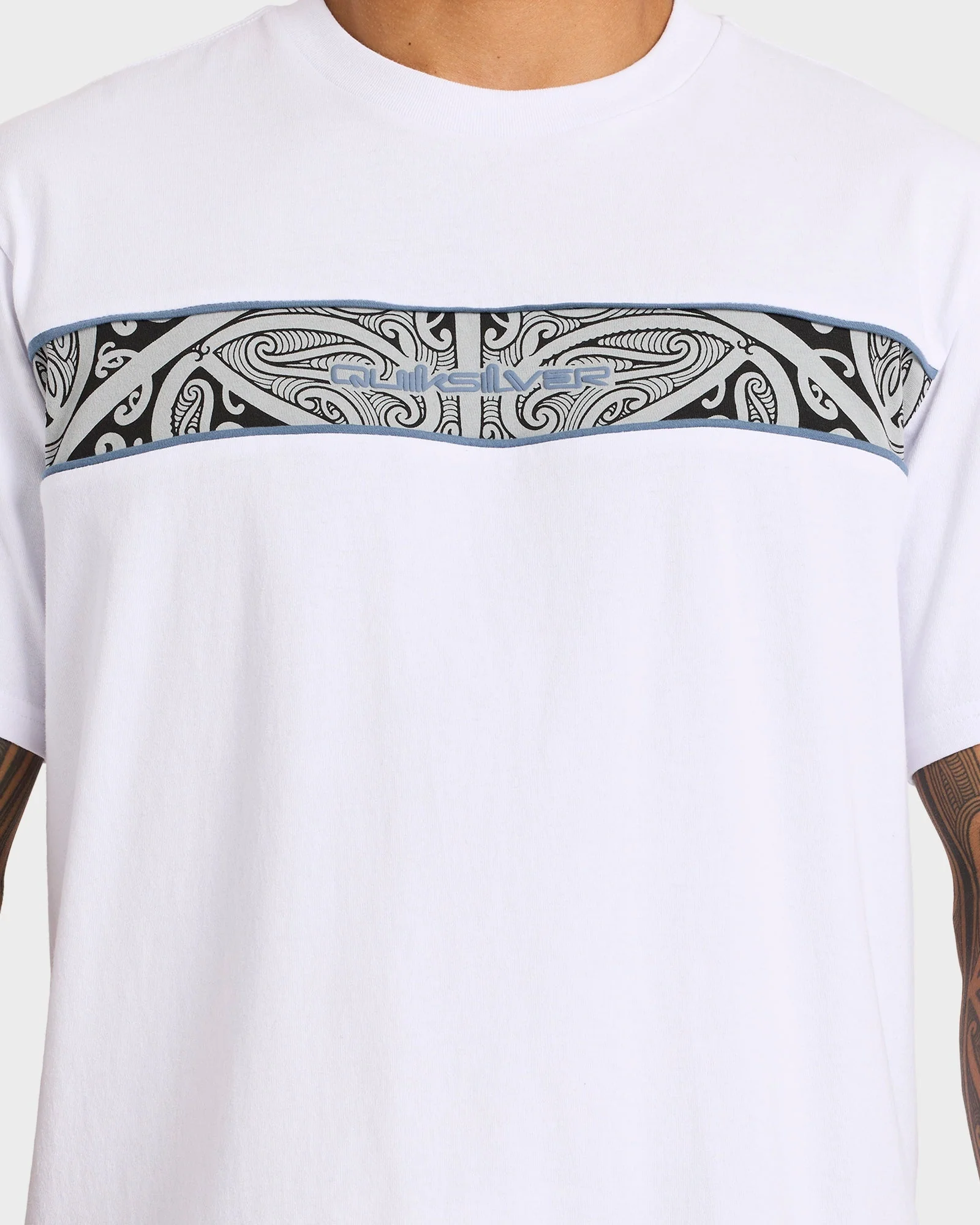 Mens Kehu Takarangi Panel T-Shirt - Image 5
