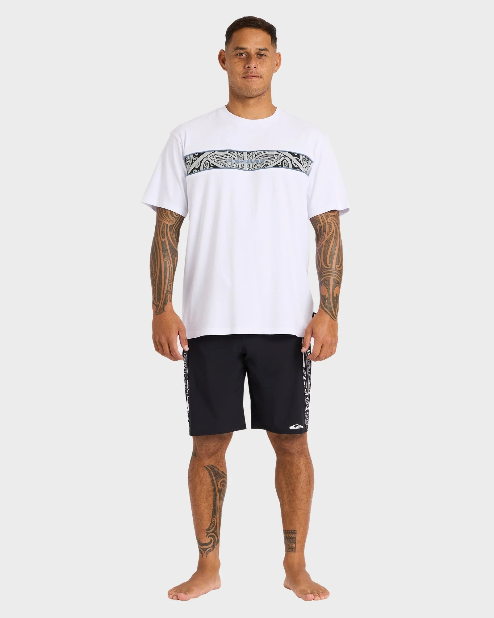 Mens Kehu Takarangi Panel T-Shirt - Image 6