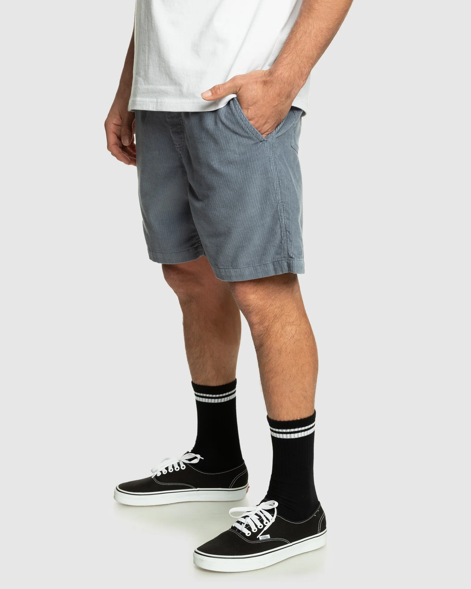 Mens Taxer Cord Corduroy Walk Shorts - Image 2